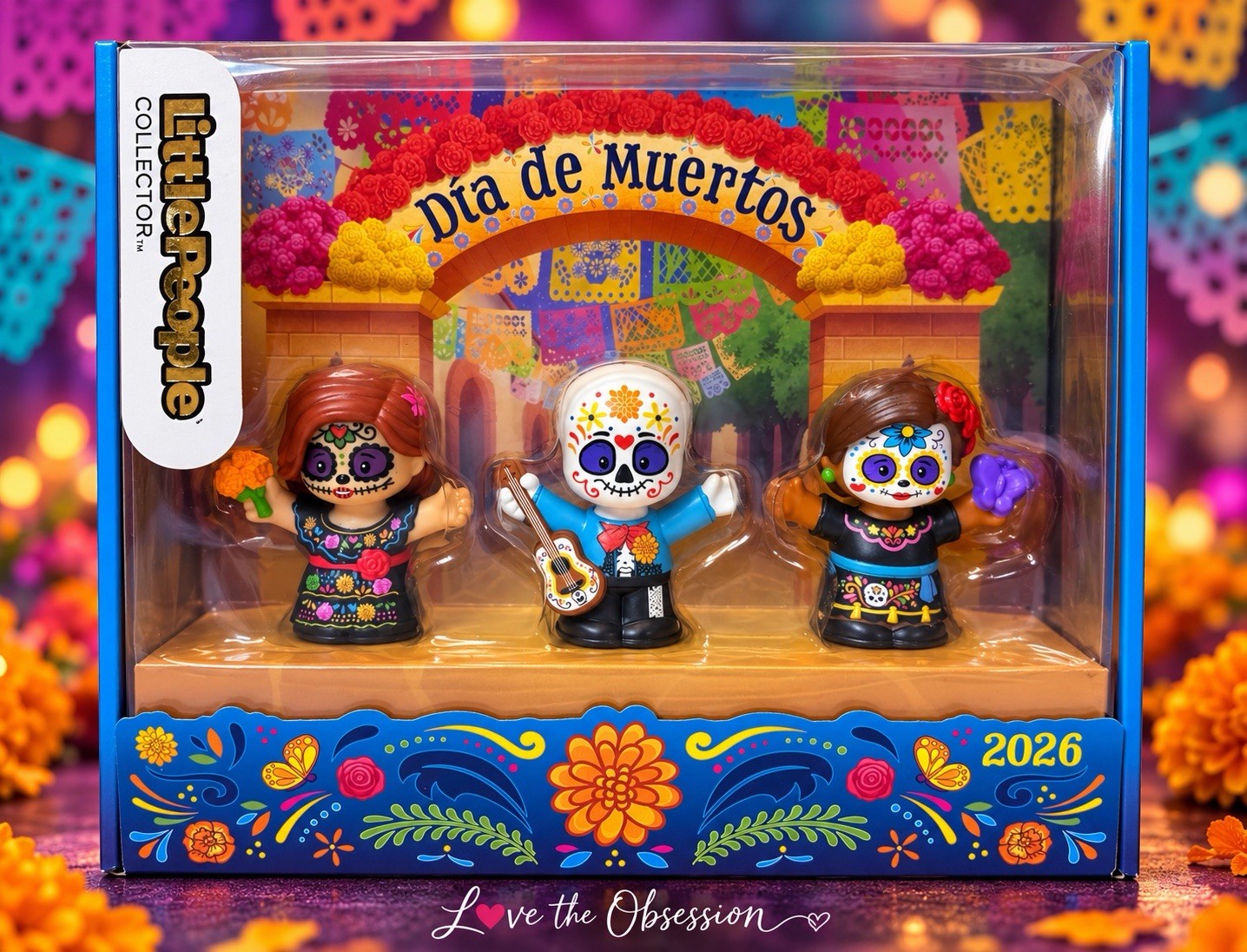 Fisher Price Little People Collector Dia de Muertos 2026 3 Figure Set New