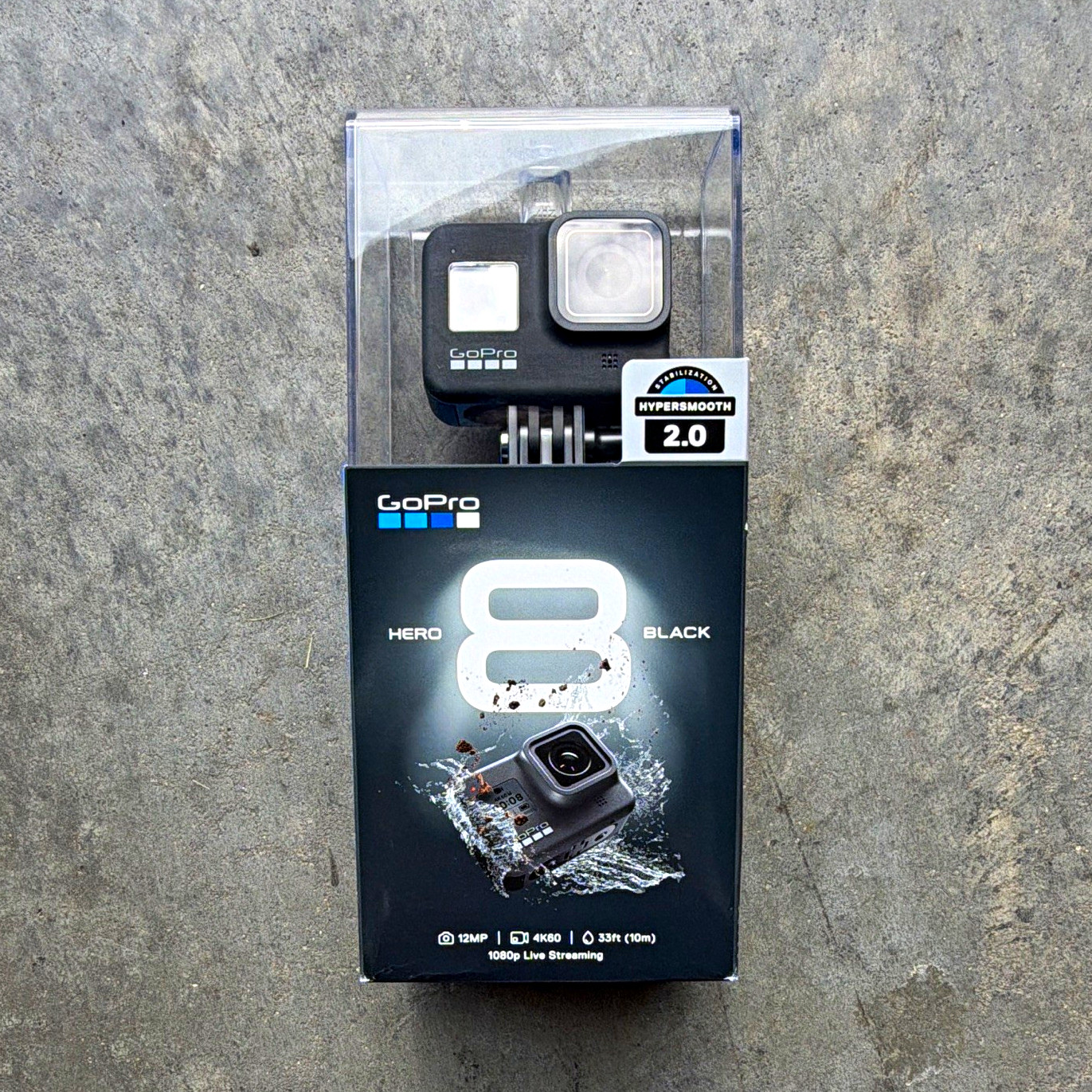 GoPro HERO8 Black Action Camera 4K 12MP HyperSmooth 2.0 Waterproof GPS Wi-Fi GoPro HERO8 Black Action Camera 4K 12MP HyperSmooth 2.0 Waterproof GPS Wi-Fi