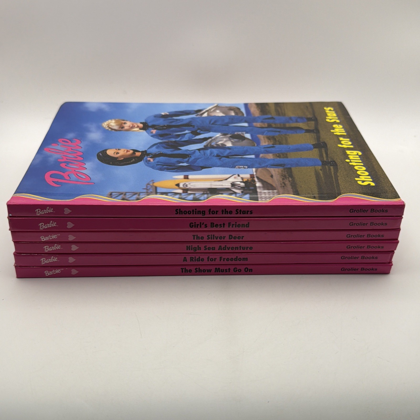 Lot of 6 Vintage BARBIE & FRIENDS Book Club Hardcover Books (1998-99, Grolier) Lot of 6 Vintage BARBIE & FRIENDS Book Club Hardcover Books (1998-99, Grolier)