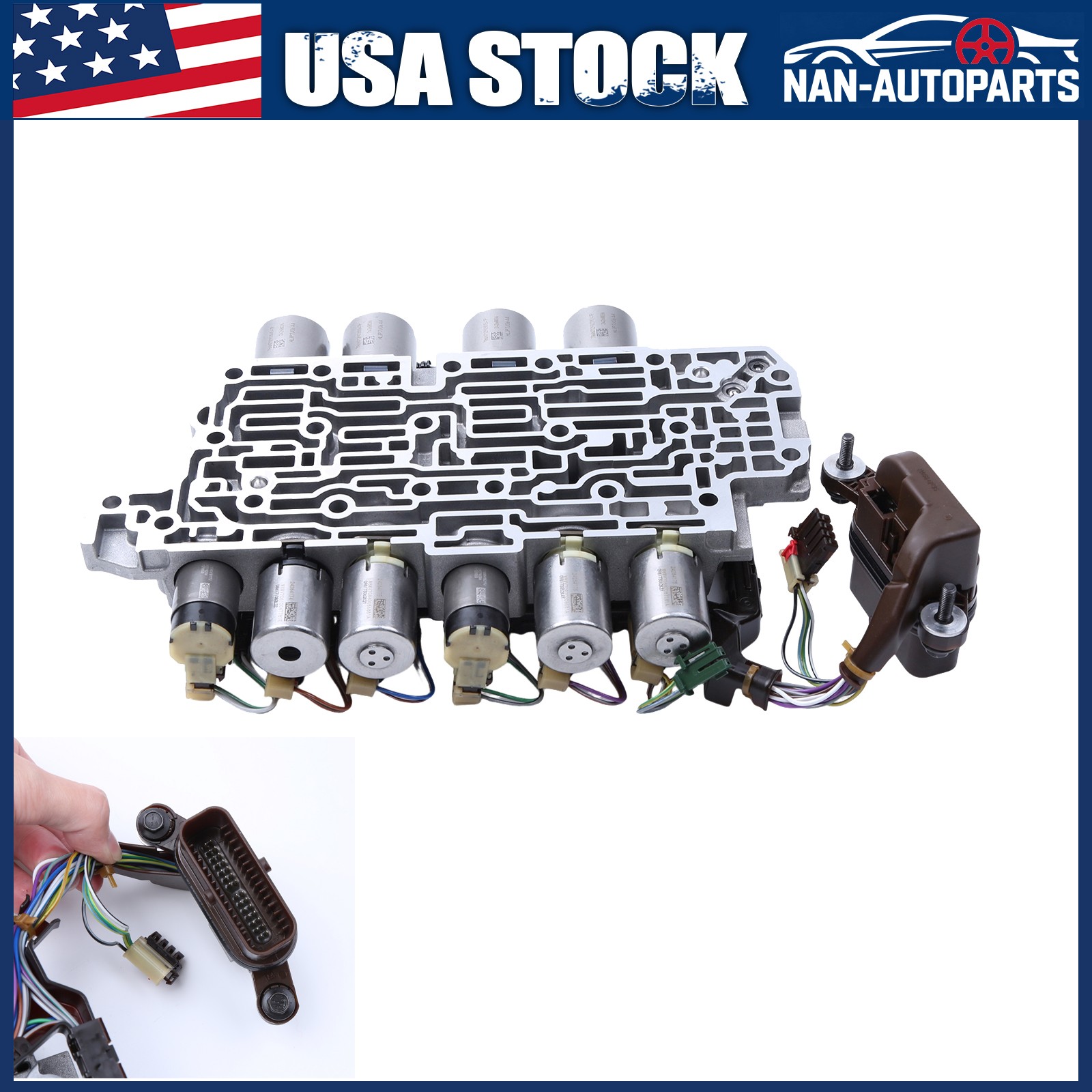 Fits For GM 9T45 9T50 9T60 9T65 Transmission Valve Body with Solenoids