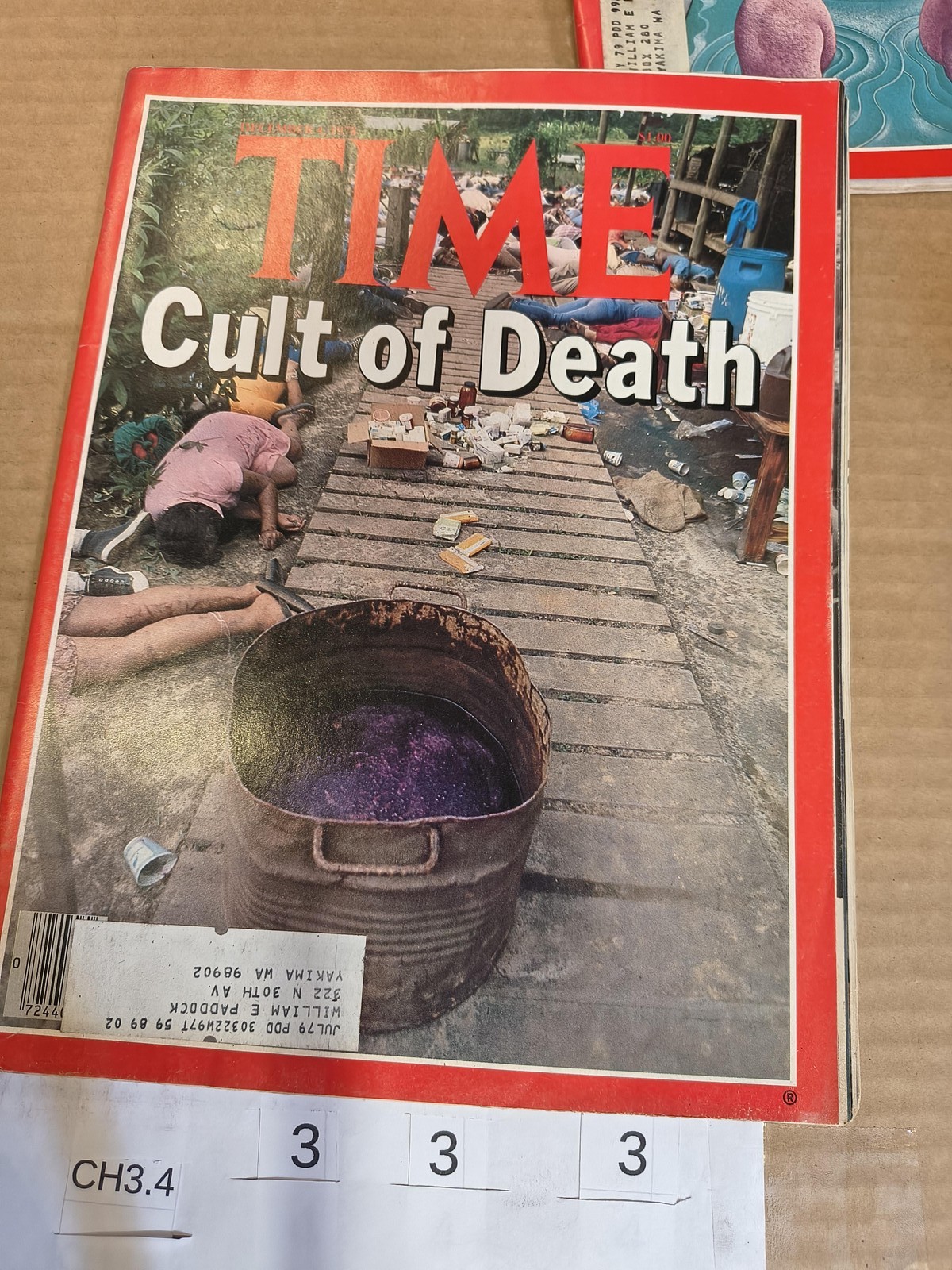 Time Magazine December 4, 1978 - Jonestown Cult Massacre Jim Jones Time Magazine December 4, 1978 - Jonestown Cult Massacre Jim Jones