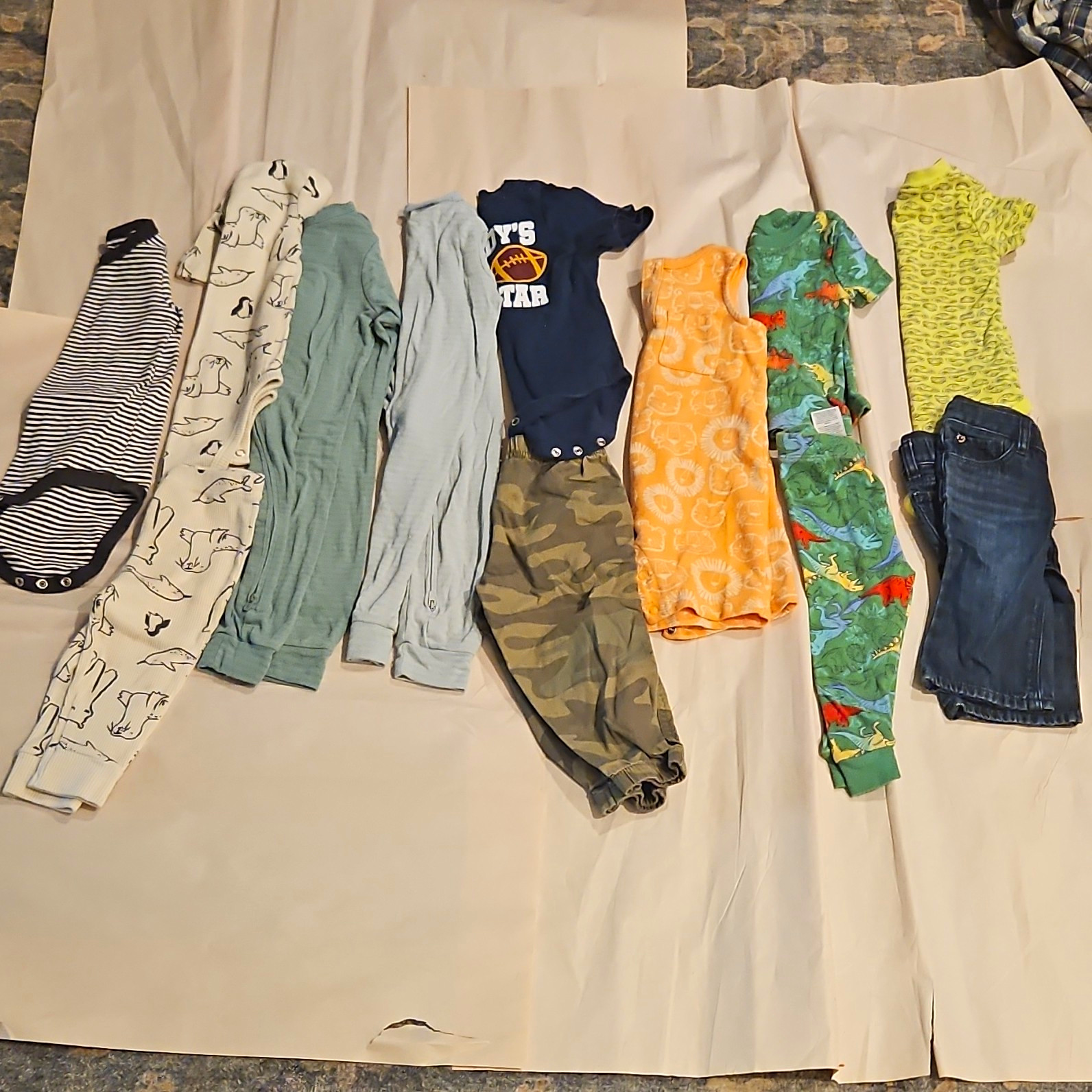 Carter's Garanimals Cat & Jack Baby Clothing Lot 12M 6-12M Multicolor Cotton Carter's Garanimals Cat & Jack Baby Clothing Lot 12M 6-12M Multicolor Cotton