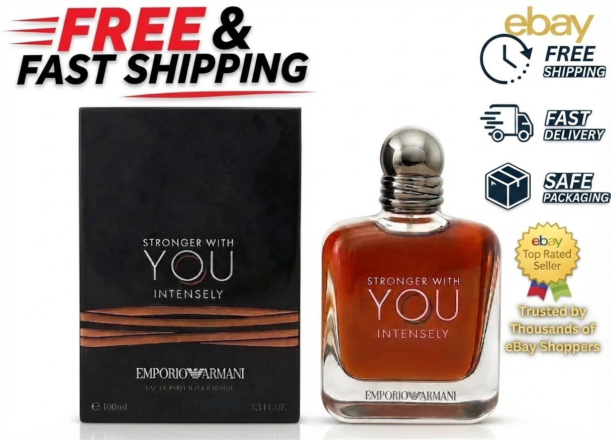 Stronger With You Intensely 3.3oz EDP for Men New & Sealed Box * 2026 *