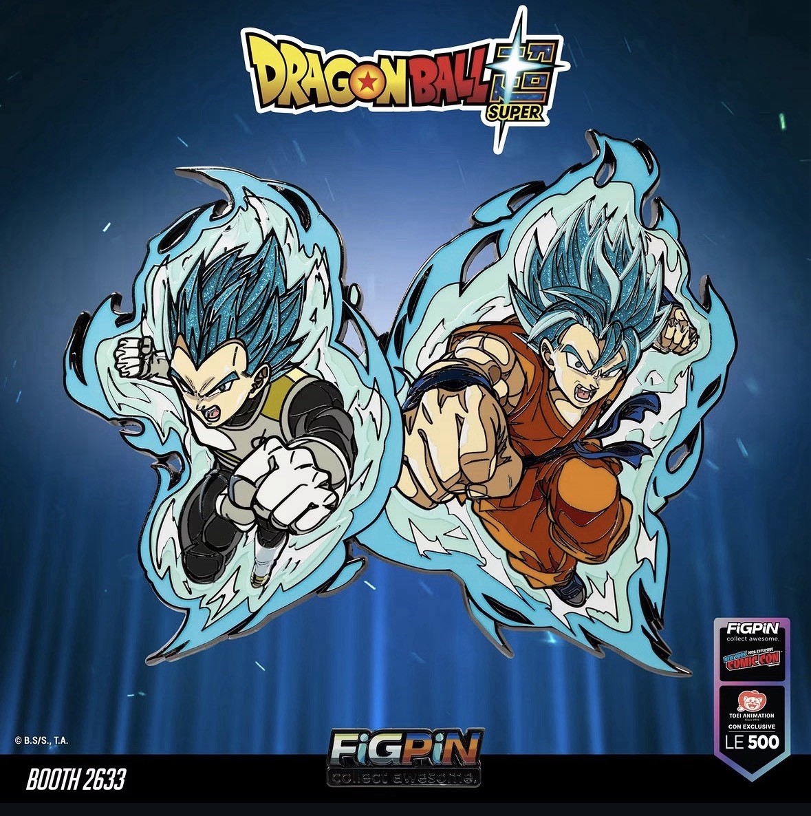 NYCC 2026 - FiGPiN XL Super Saiyan God Super Saiyan Vegeta and Goku Confirmed