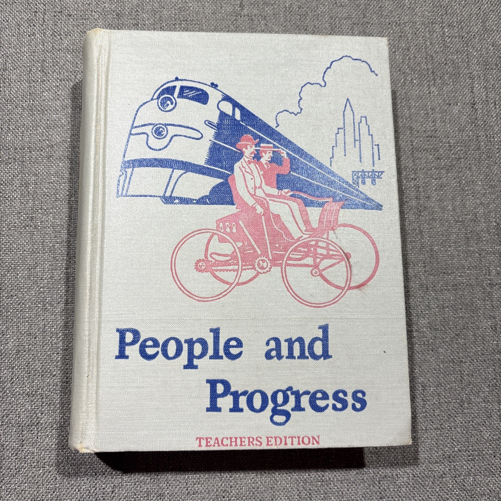 Vtg Book People and Progress: Teachers Edition, Book 6 1948