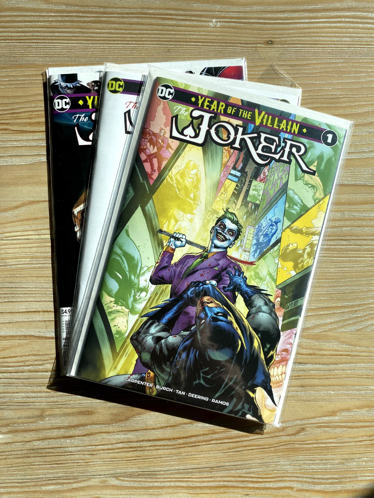 JOKER YEAR OF THE VILLAIN (2019 DC) LOT OF 3 VARIANTS CARPENTER MAHNKE | NM+ JOKER YEAR OF THE VILLAIN (2019 DC) LOT OF 3 VARIANTS CARPENTER MAHNKE | NM+