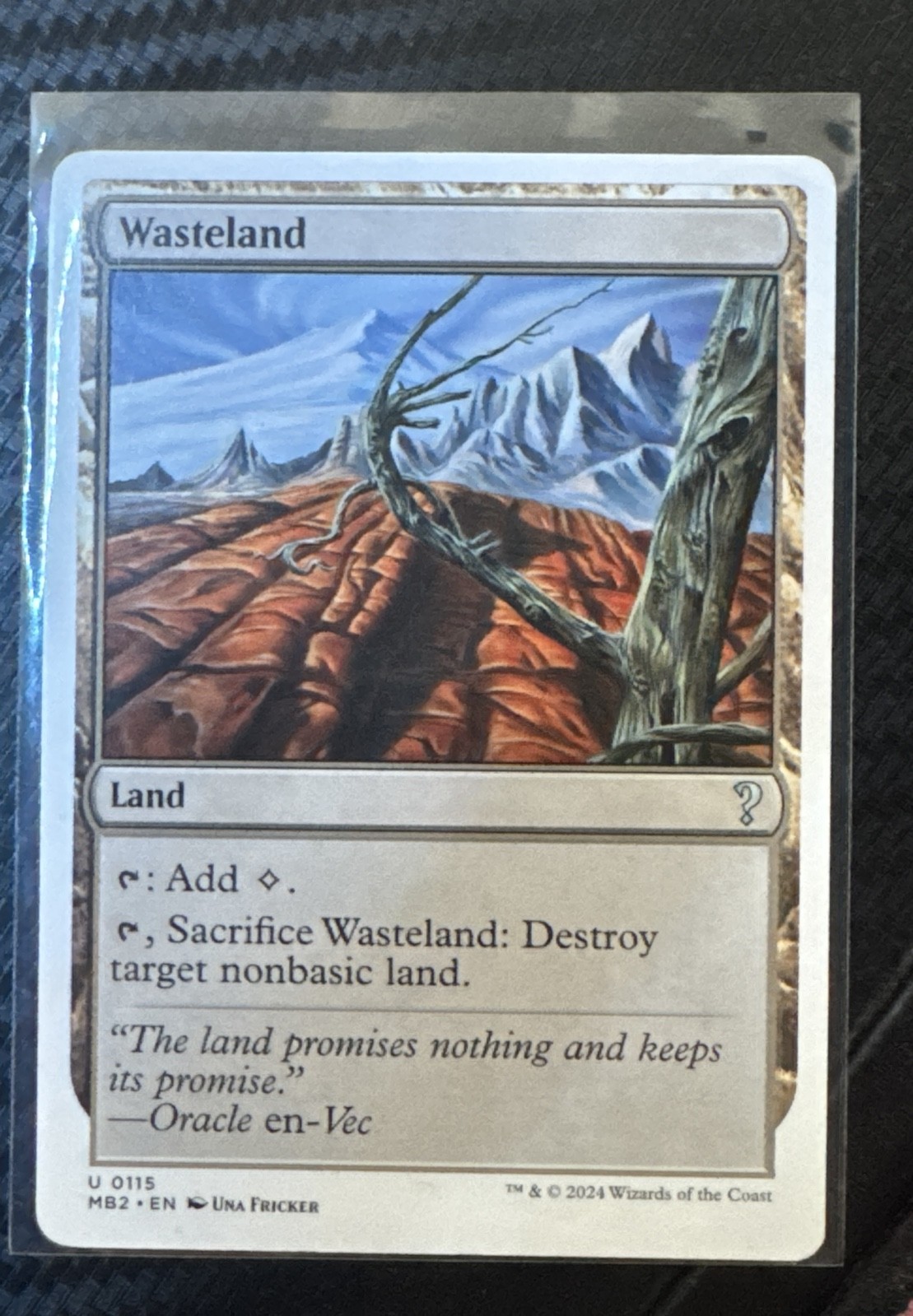 Wasteland (White Border) Mystery Booster 2 Regular