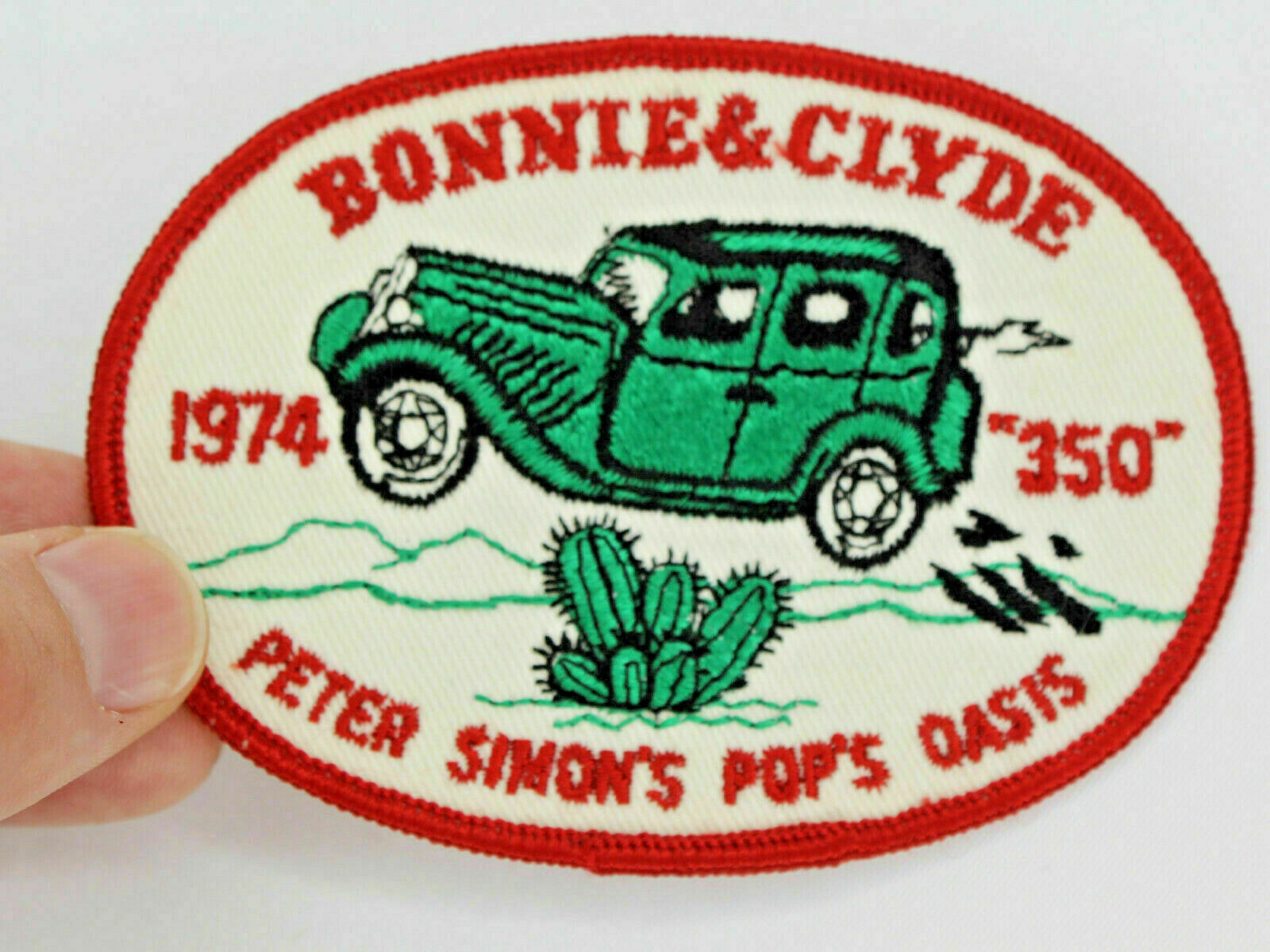 vintage 1974 bonnie and clyde 350 Peter Simons Pops Oasis Patch Lot A6 vintage 1974 bonnie and clyde 350 Peter Simons Pops Oasis Patch Lot A6