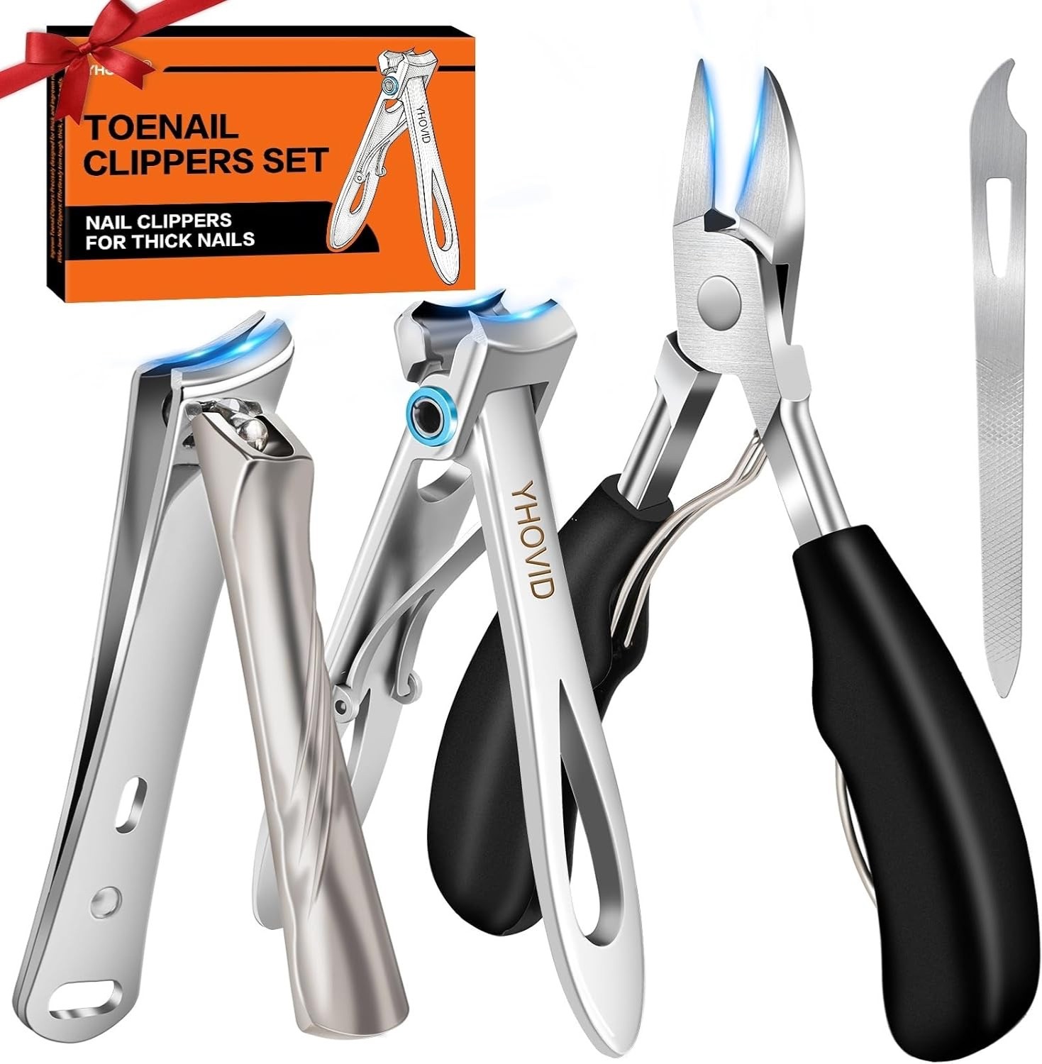 Toe Nail Clippers for Men, Toenail Clippers for Thick Nails for Seniors, German
