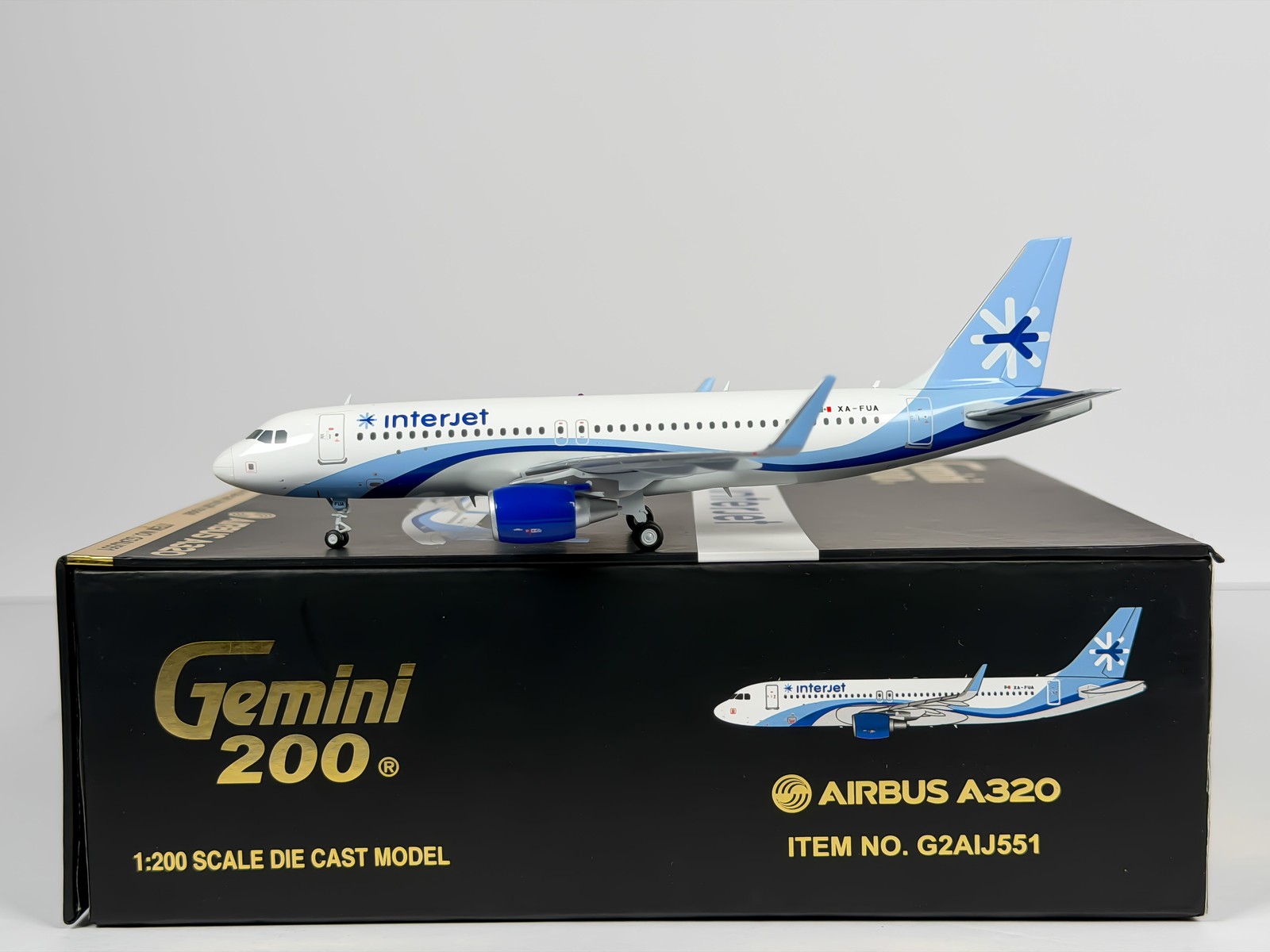Interjet Airbus A320 1:200 Gemini Jets XA-FUA (G2AIJ551) Interjet Airbus A320 1:200 Gemini Jets XA-FUA (G2AIJ551)