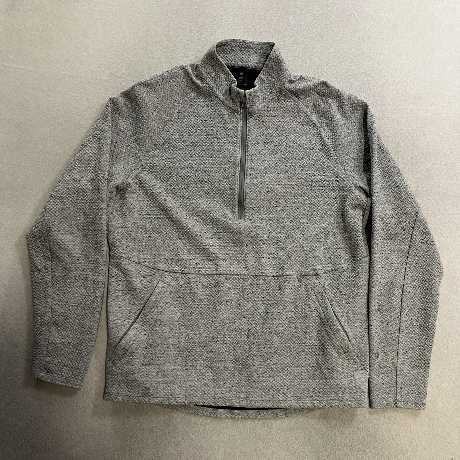 Lululemon At-ease Half Zip Pullover Men’s Size Large Gray Heather