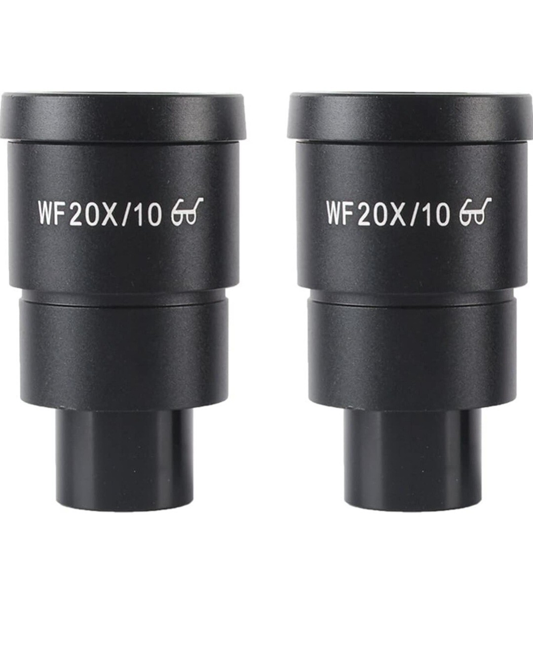 2pc Super Widefield 20X Microscope Eyepieces (30mm) by Amscope WF20X/10