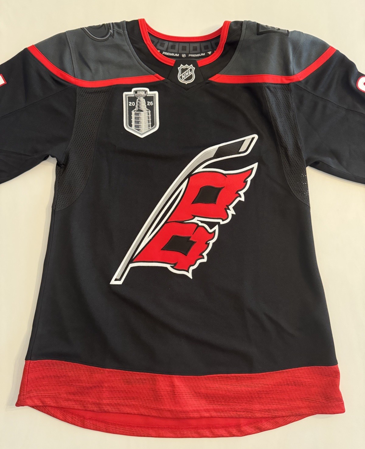Fanatics Carolina Hurricanes Seth Jarvis Stanley Cup Final Home Breakaway Jersey
