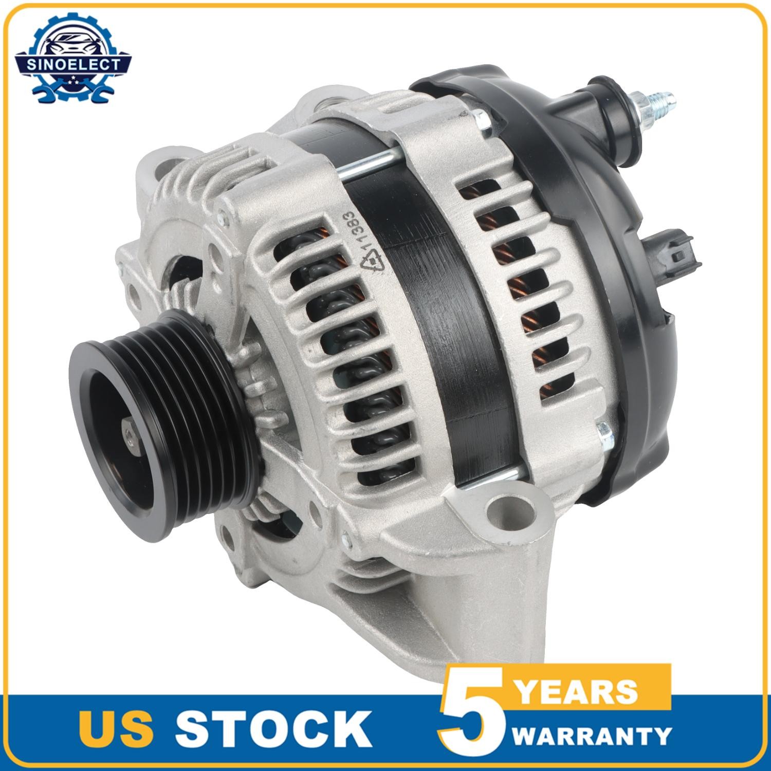 160A Alternator 11383N For 2008-2010 Chrysler 300 2.7L 3.5L 5.7L V6 421000-0620