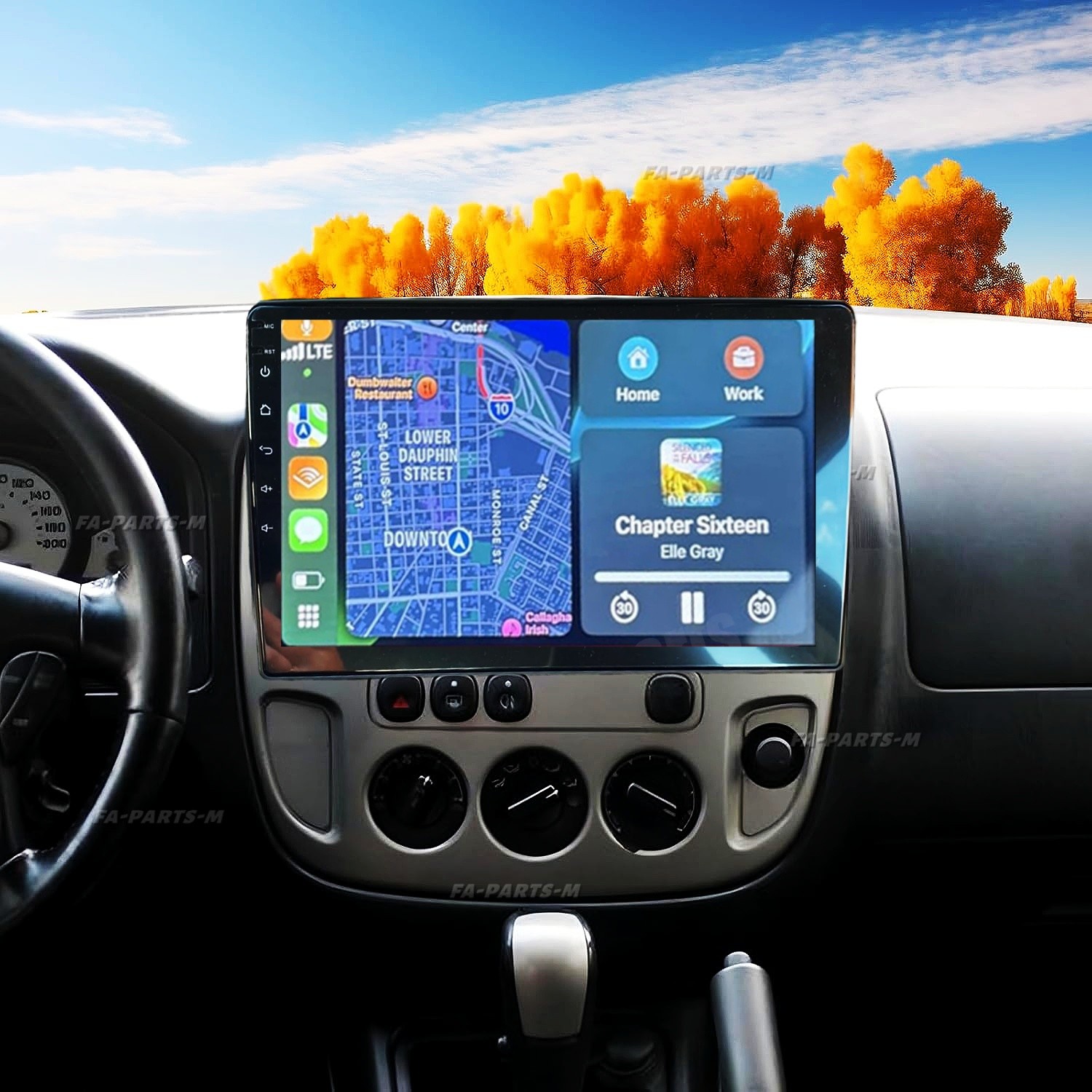 4+64GB Carplay Para 2005-2007 Mercury Mariner Pantalla14 Radio de coche GPS NAV