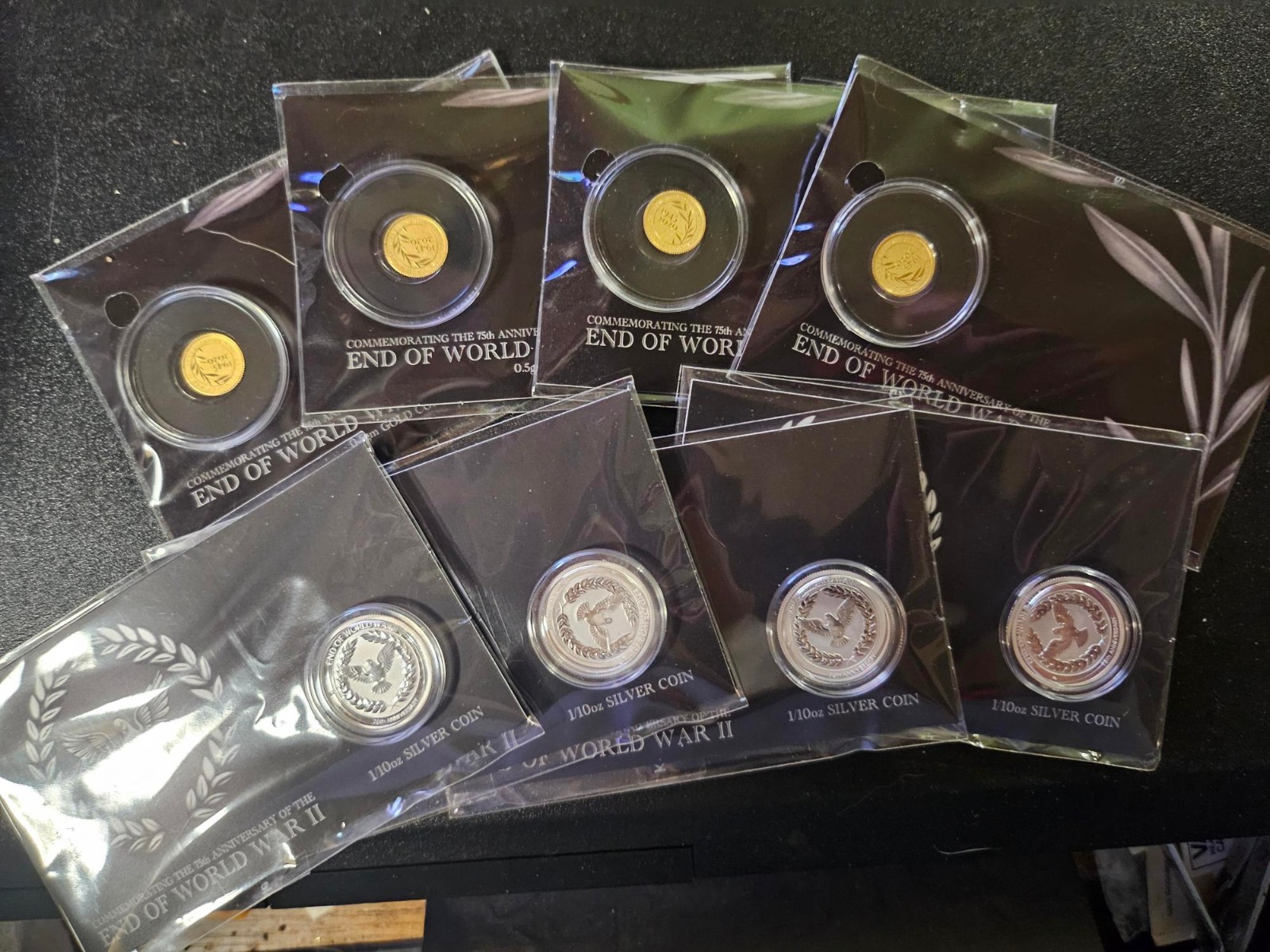2020 Australia End of WWII Proof GOLD & SILVER (Assay Card) SET