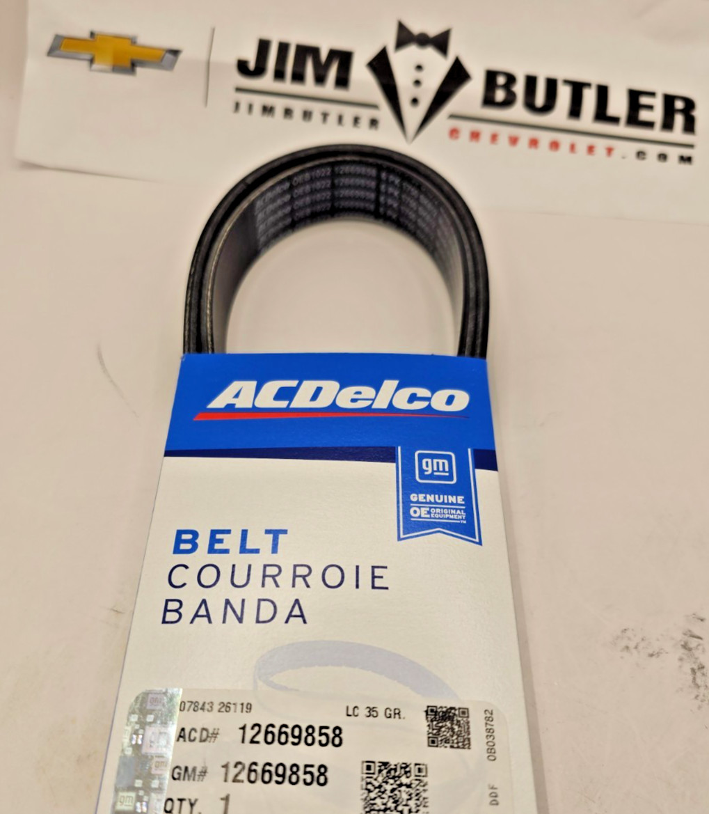 Genuine GM AC Delco Serpentine Belt Silverado Sierra Tahoe Yukon Suburban