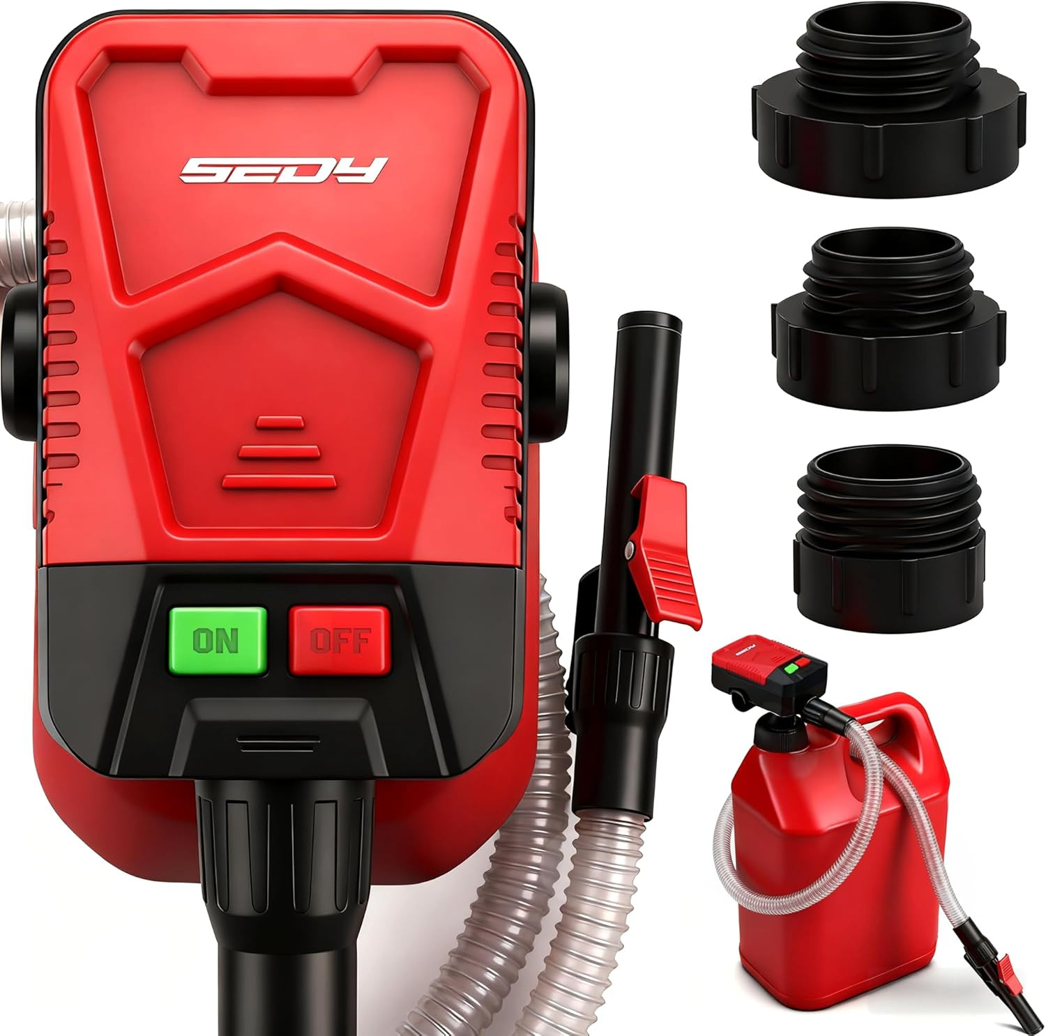 Automatic Fuel Transfer Pump with Auto-Stop Sensor(3.2 GPM) Battery Operated Gas