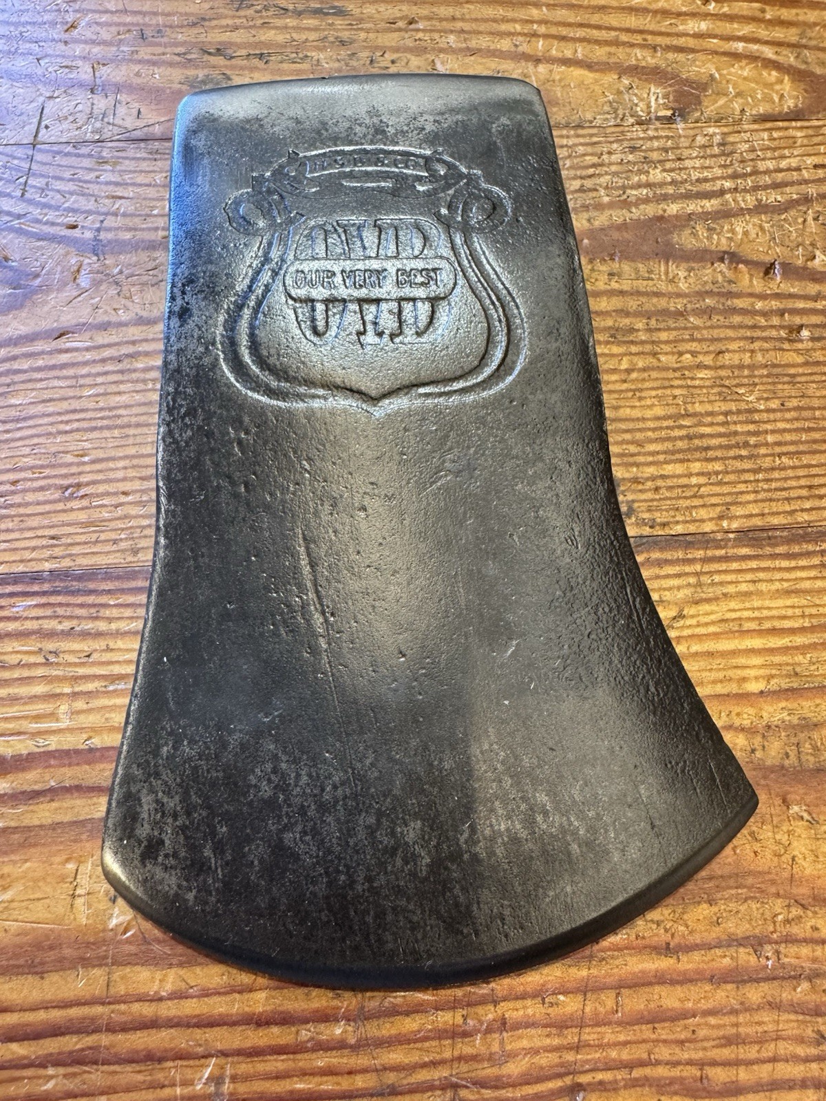 Vintage H.S.B. & CO. Our Very Best OVB Embossed Single Bit Axe Head 3lb3oz (456) Vintage H.S.B. & CO. Our Very Best OVB Embossed Single Bit Axe Head 3lb3oz (456)