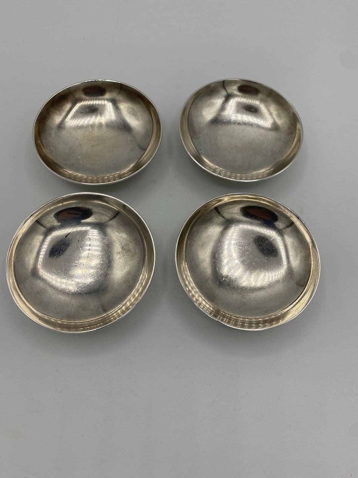 Antique V. Zwanenburg Sola Silver Plated NASM  Bowl (circa 1915-1922) Set Of 4