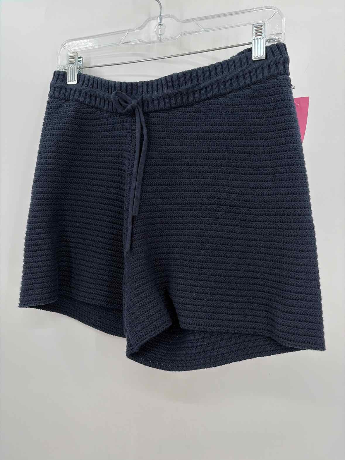 Pre-Owned Magaschoni Navy Size Medium Knit Basic Shorts