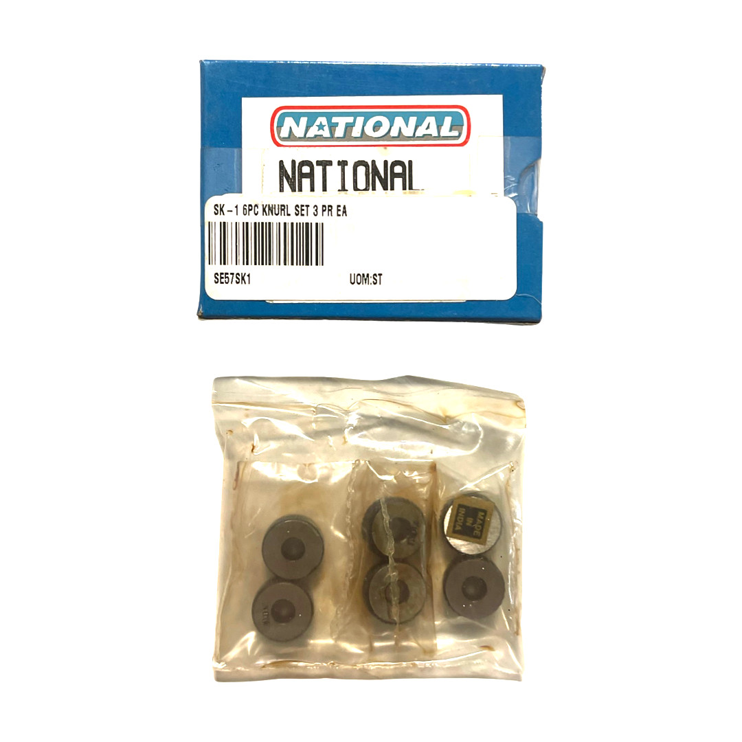 National 6 Piece Knurl Set 5/8 National 6 Piece Knurl Set 5/8