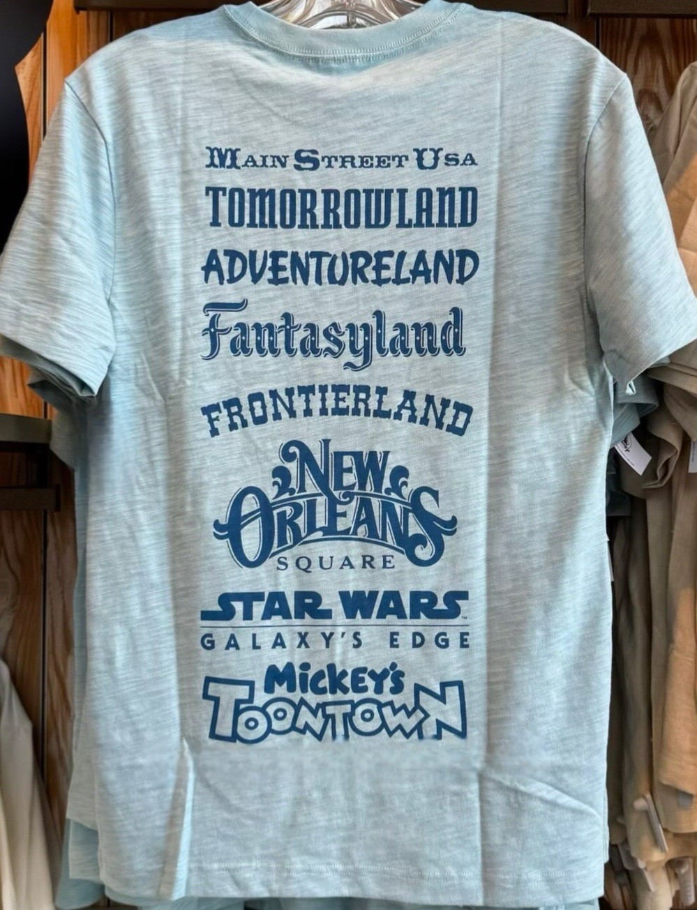 Disney Disneyland MAIN STREET COLLECTION Attractions T-Shirt MEDIUM New 2026
