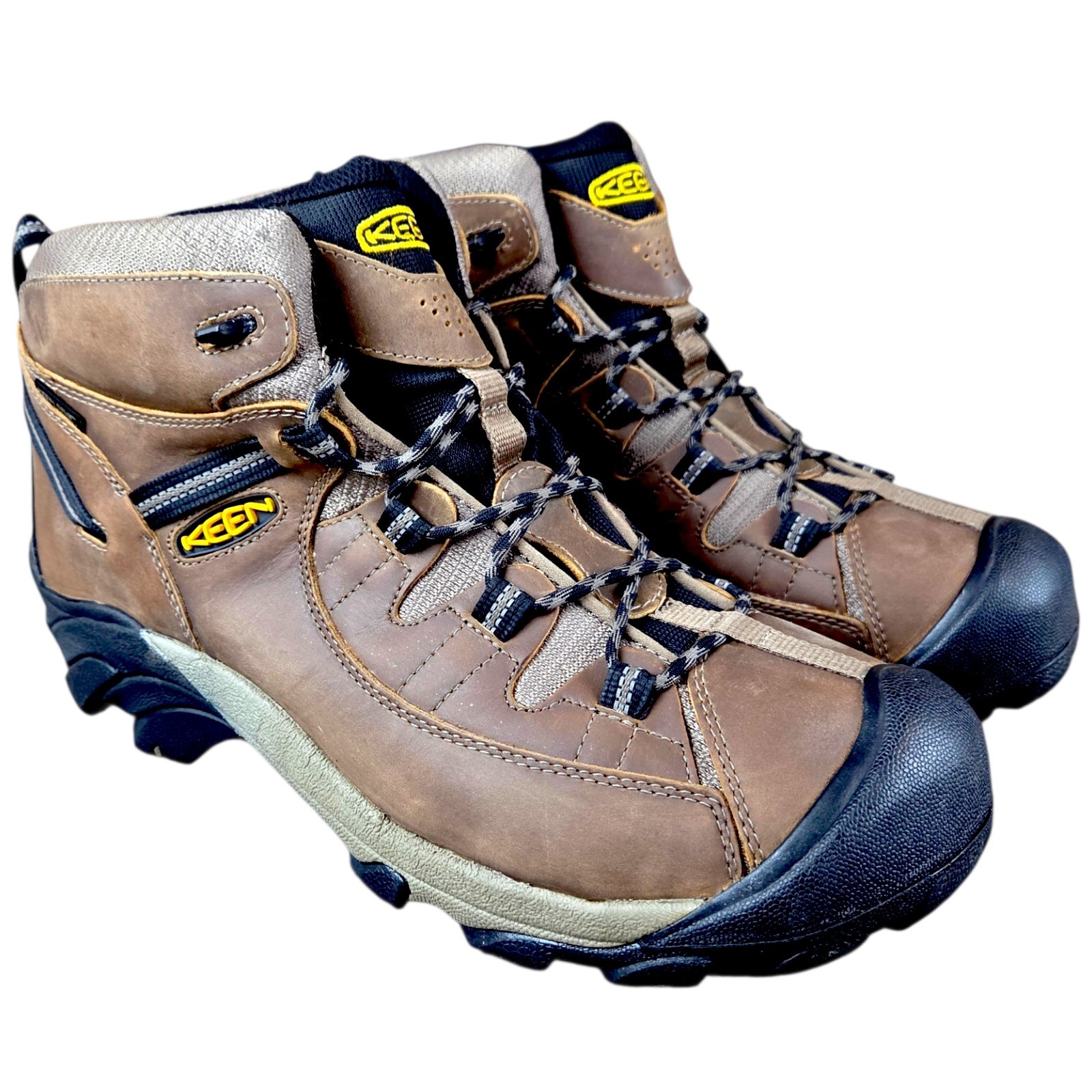 Keen Targhee II Soft Toe Waterproof Leather Hiking Boots 1008418 Men\'s Size 11.5
