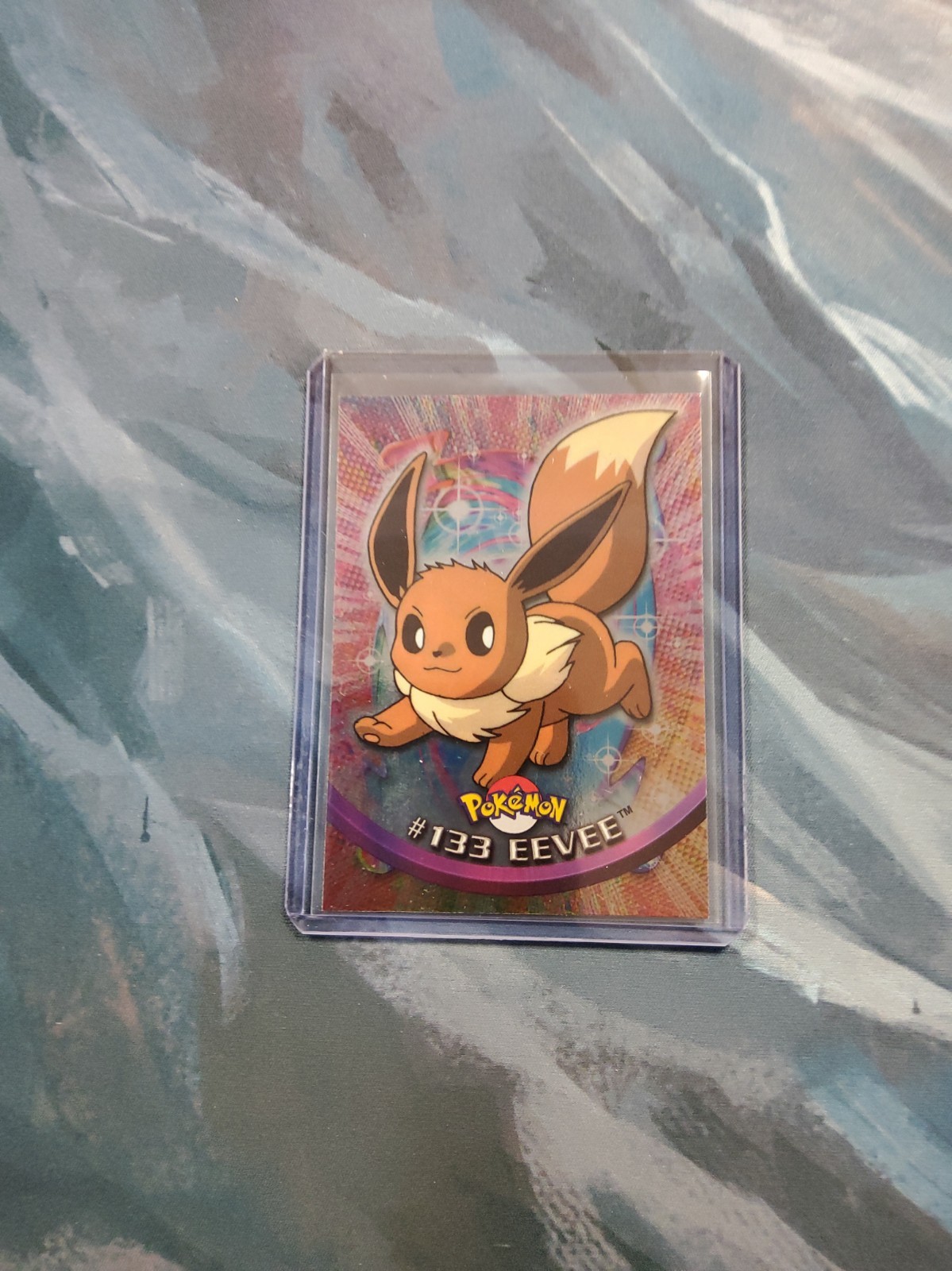 Topps Pokémon TV 2000 Series 3 #133 Eevee  Holo Foil
