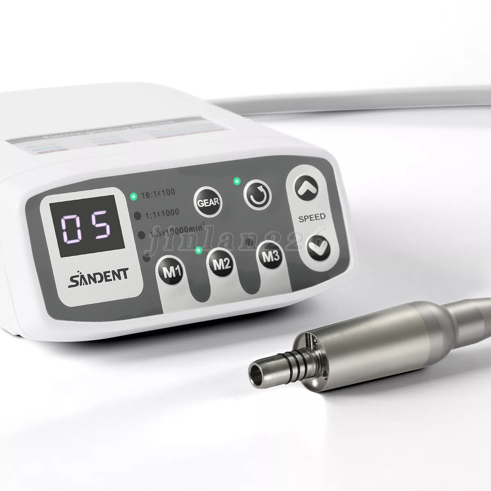 Pieza de Mano Dental 1:1 1:5 Aumento Contra Angulo Optico F/ NSK Motor Electrico
