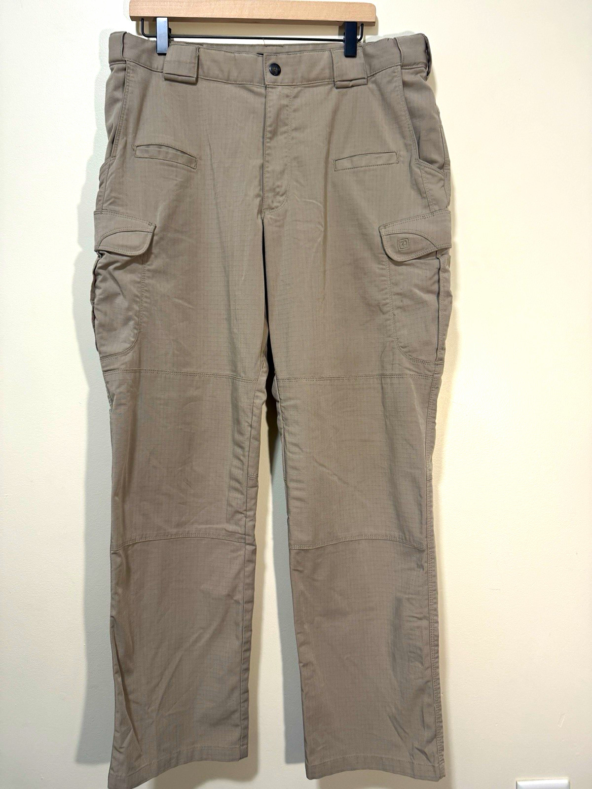 5.11 Tactical Men\'s Beige Ripstop Solid Pants Regular 36x32 MPN 74369-055