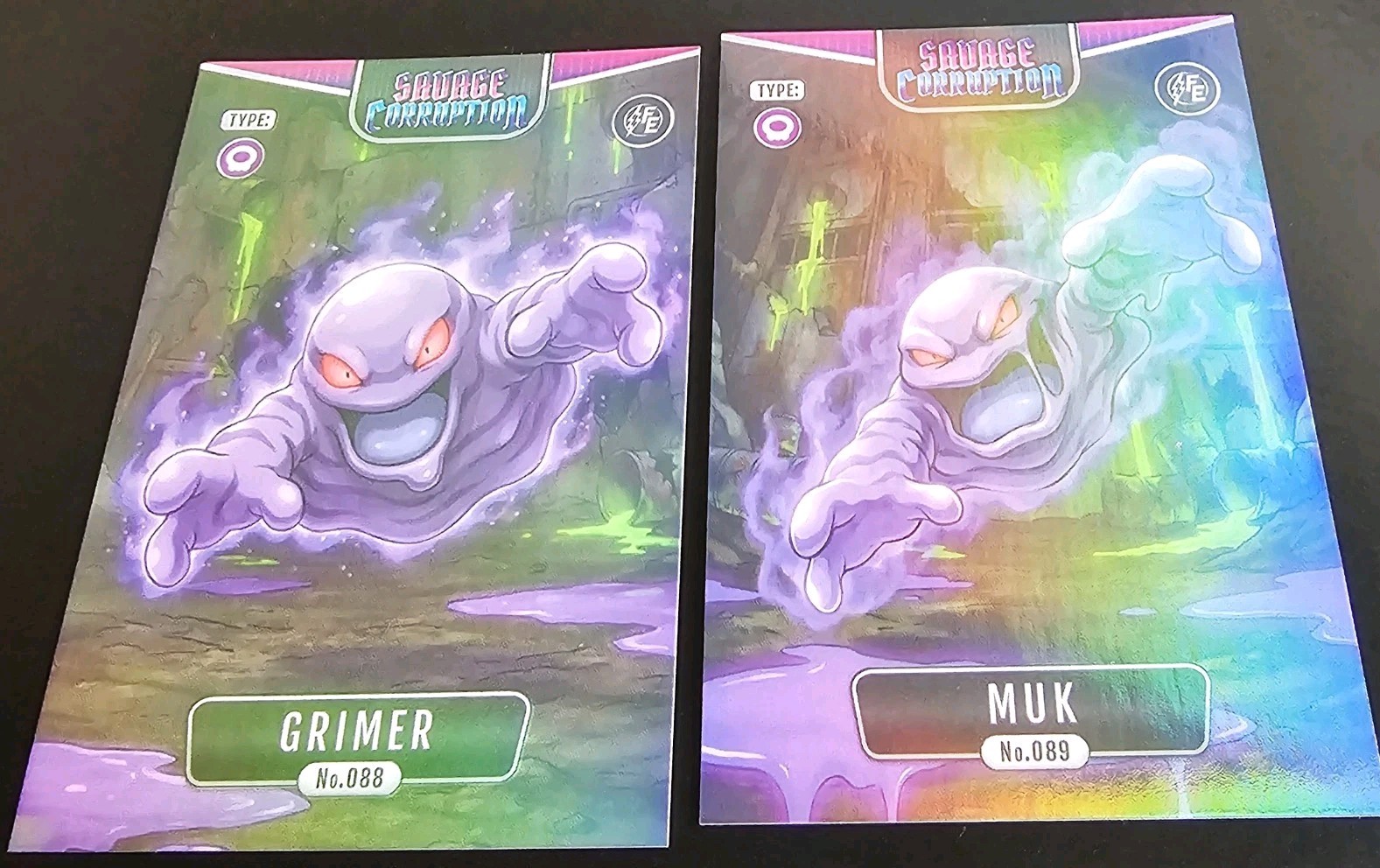 GRIMER X MUK - POKEMON SAVAGE CORRUPTION FLASH EDITION 2026 CCG HOLO