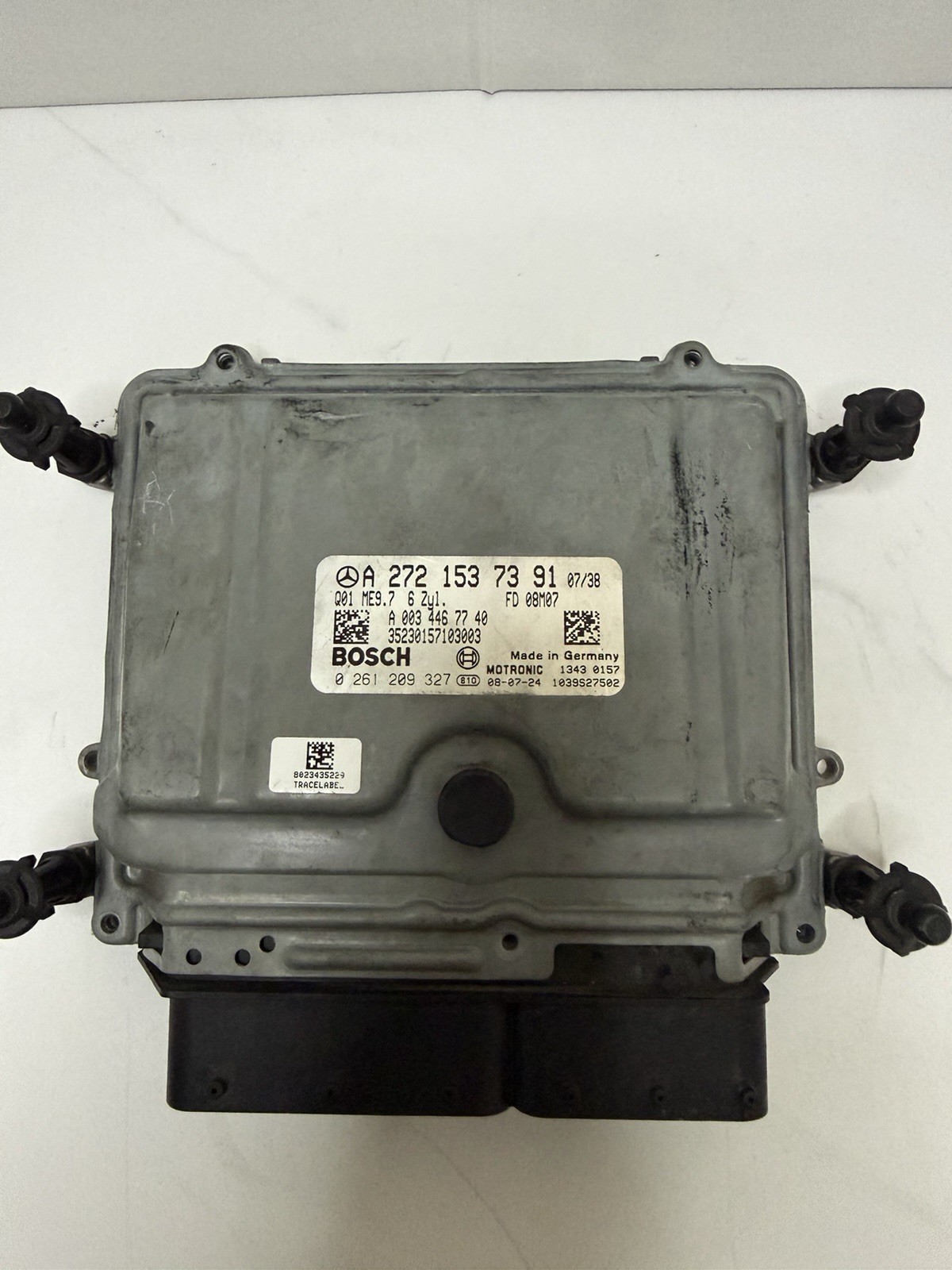 08-12 Mercedes ECU Engine Computer Control Module A 272 153 73 91 OEM