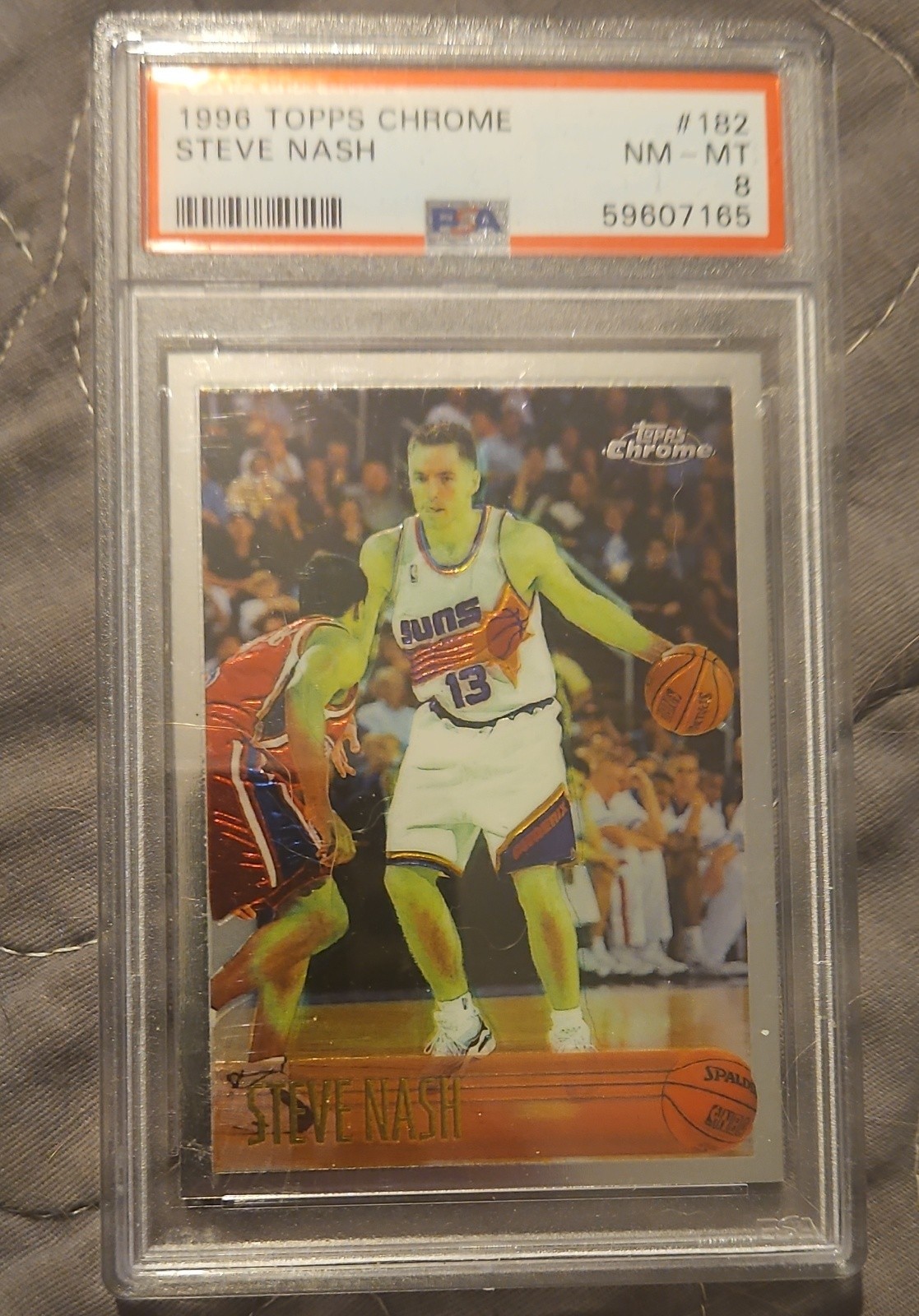 1996-97 Topps Chrome - Steve Nash #182 (RC) 1996-97 Topps Chrome - Steve Nash #182 (RC)
