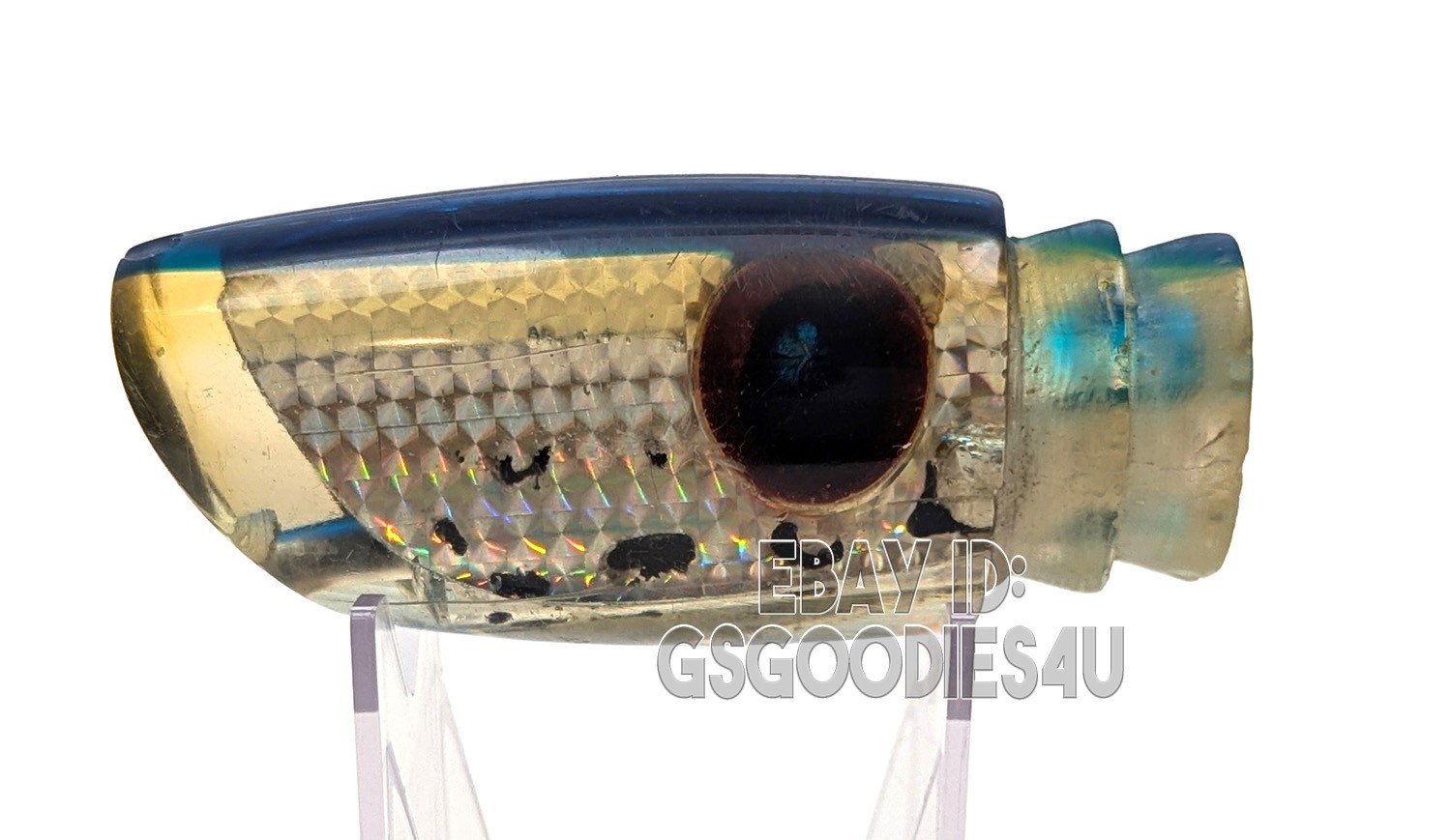 Vintage Hawaiian Scoop Big Game Fishing Lure Ahi Tuna Marlin Mahi Wahoo UNK0007 Vintage Hawaiian Scoop Big Game Fishing Lure Ahi Tuna Marlin Mahi Wahoo UNK0007
