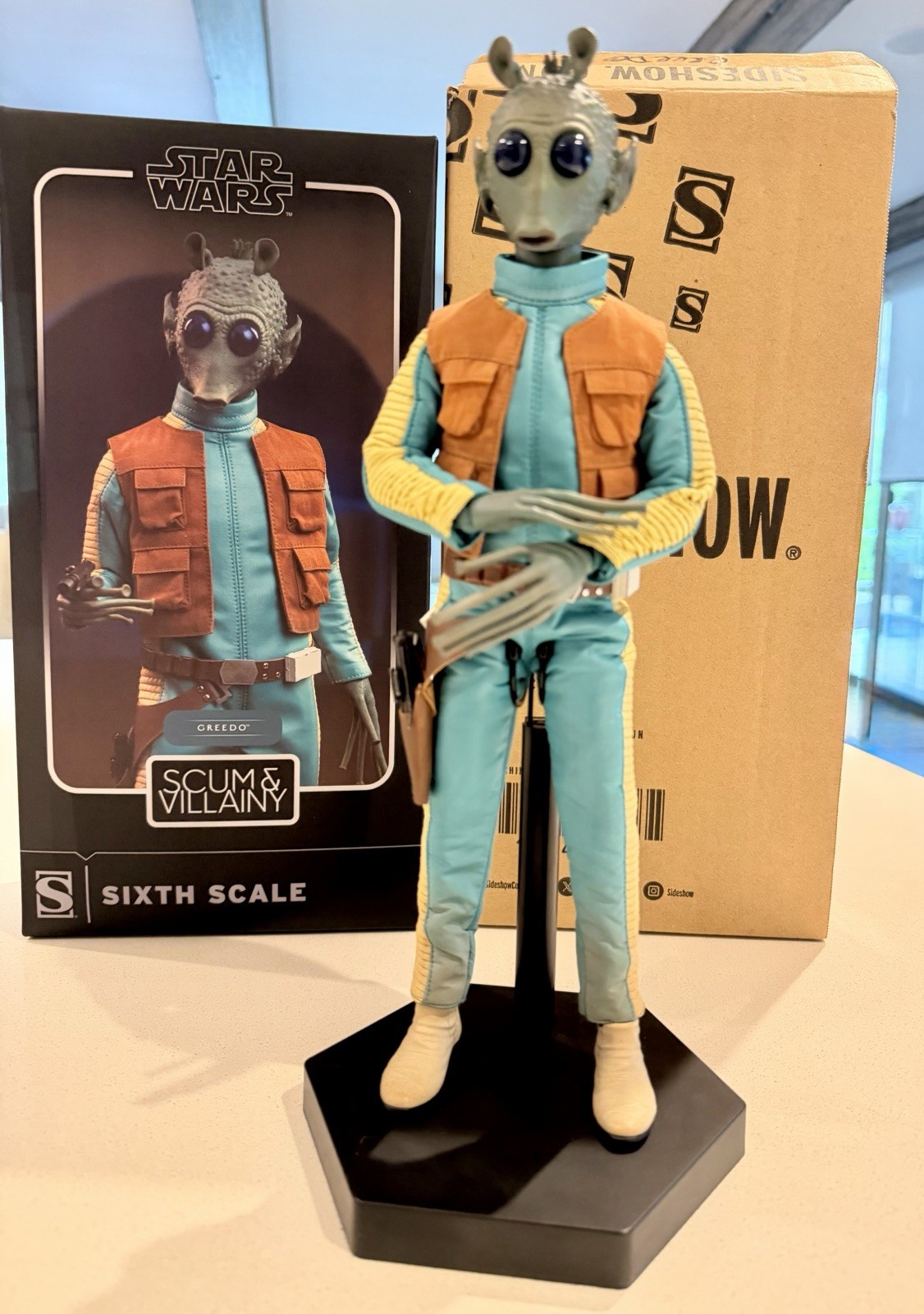 Sideshow Collectibles Greedo 1/6 Scale Bounty Hunter Star Wars Item #100489