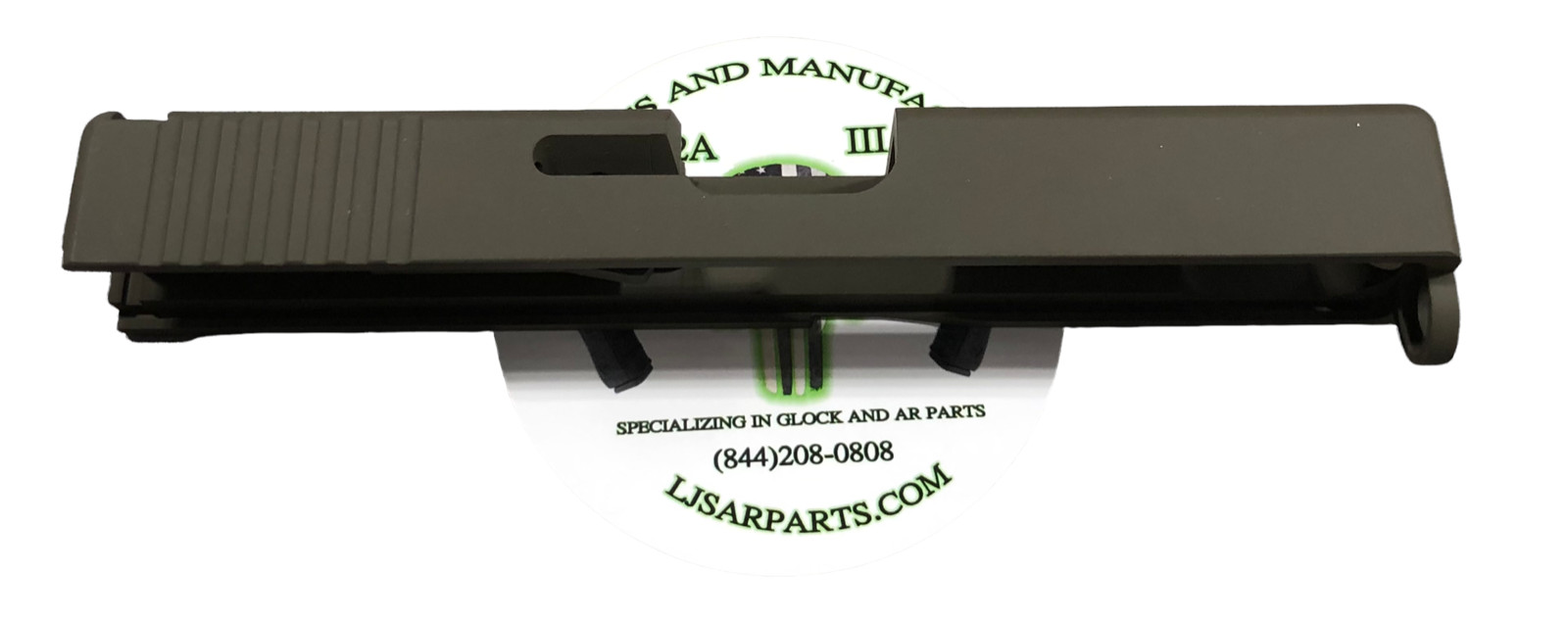 Glock 43 -G43  9mm-OD GREEN finish -USA MADE-FITS rear serration OEM -OD - SALE