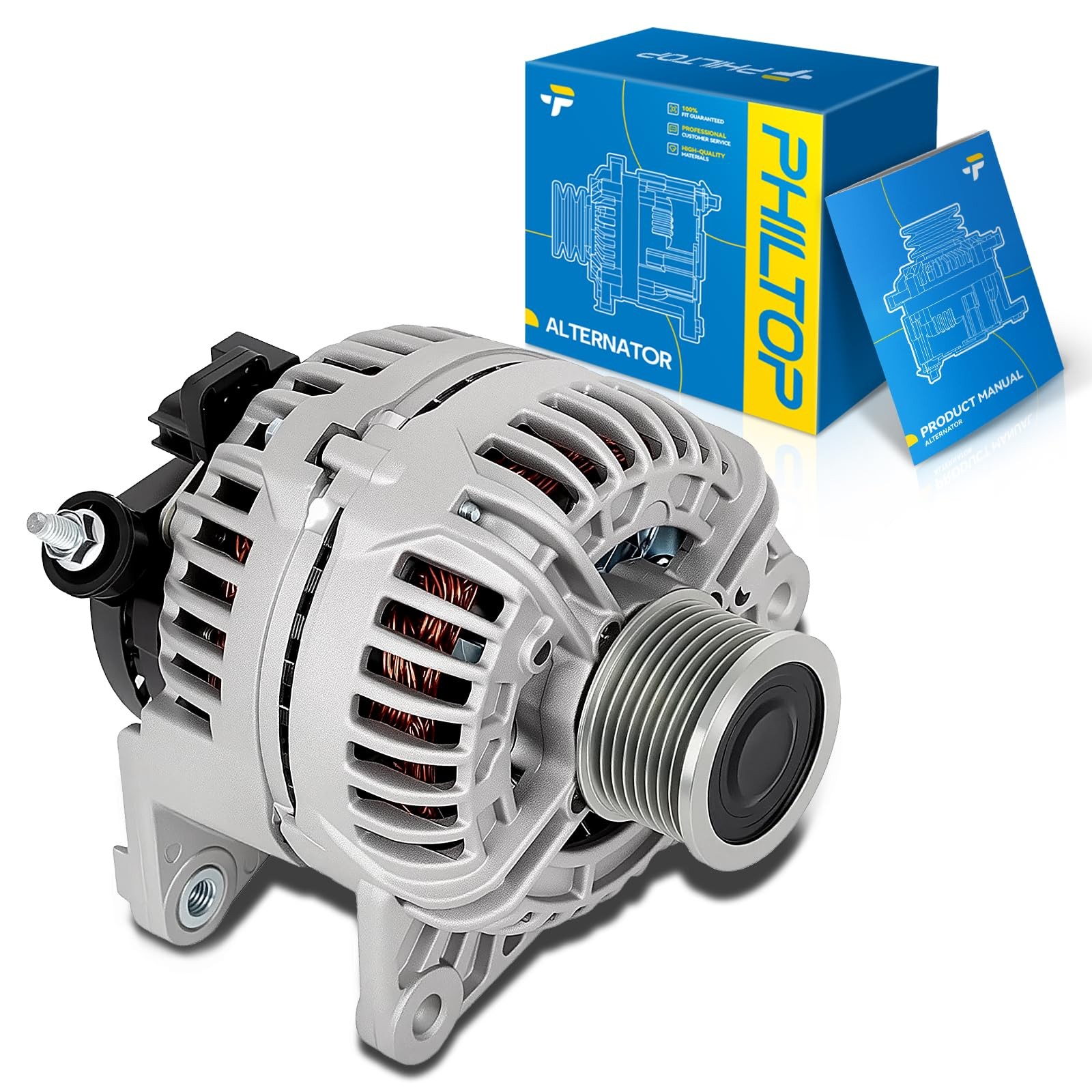 PHILTOP Alternator Compatible with Dodge Ram 2500/3500/4500/5500 11239N