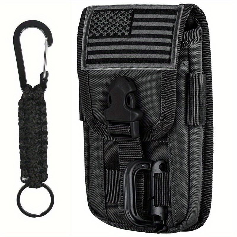 Tactical Molle Phone Pouch for 4.7-6.7 Inch Phones with Flag Patch Tactical Molle Phone Pouch for 4.7-6.7 Inch Phones with Flag Patch