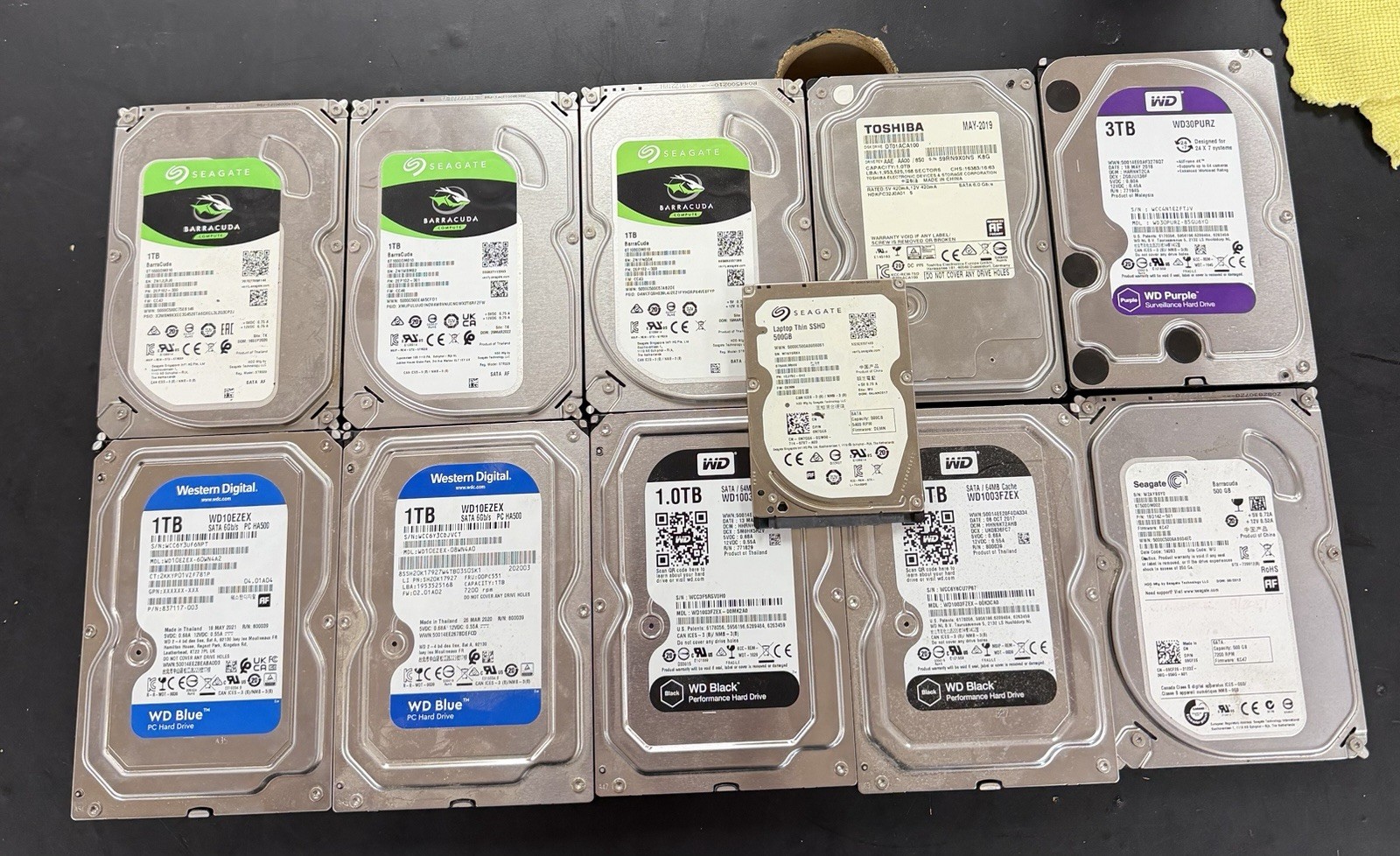 Lot of HDDs