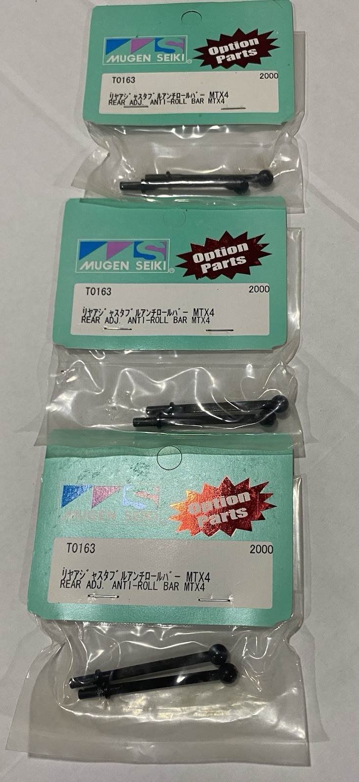 Mugen Seiki T0135 Front Upper Arms MTX3 Vintage Nitro RC Parts New Old Stock