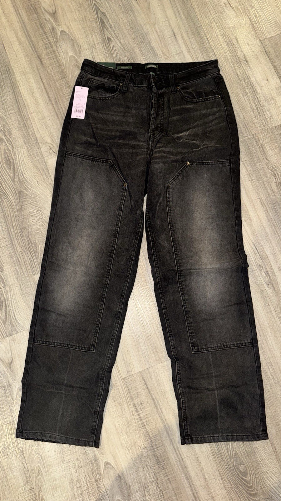 Wild Fable High Rise Straight Jeans Women’s 12 32 Black EasyRigid NWT