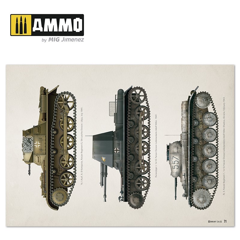 Ammo Mig Panzer I & II (English, Spanish & French)