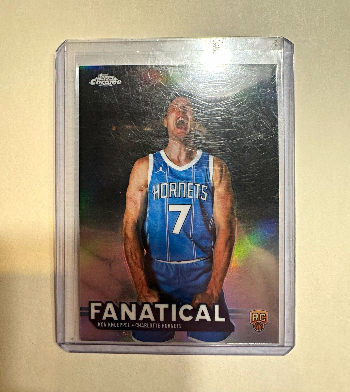 Topps 2025-26 Topps Chrome Fanatical Kon Knueppel #FAN-24 Rookie Hornets