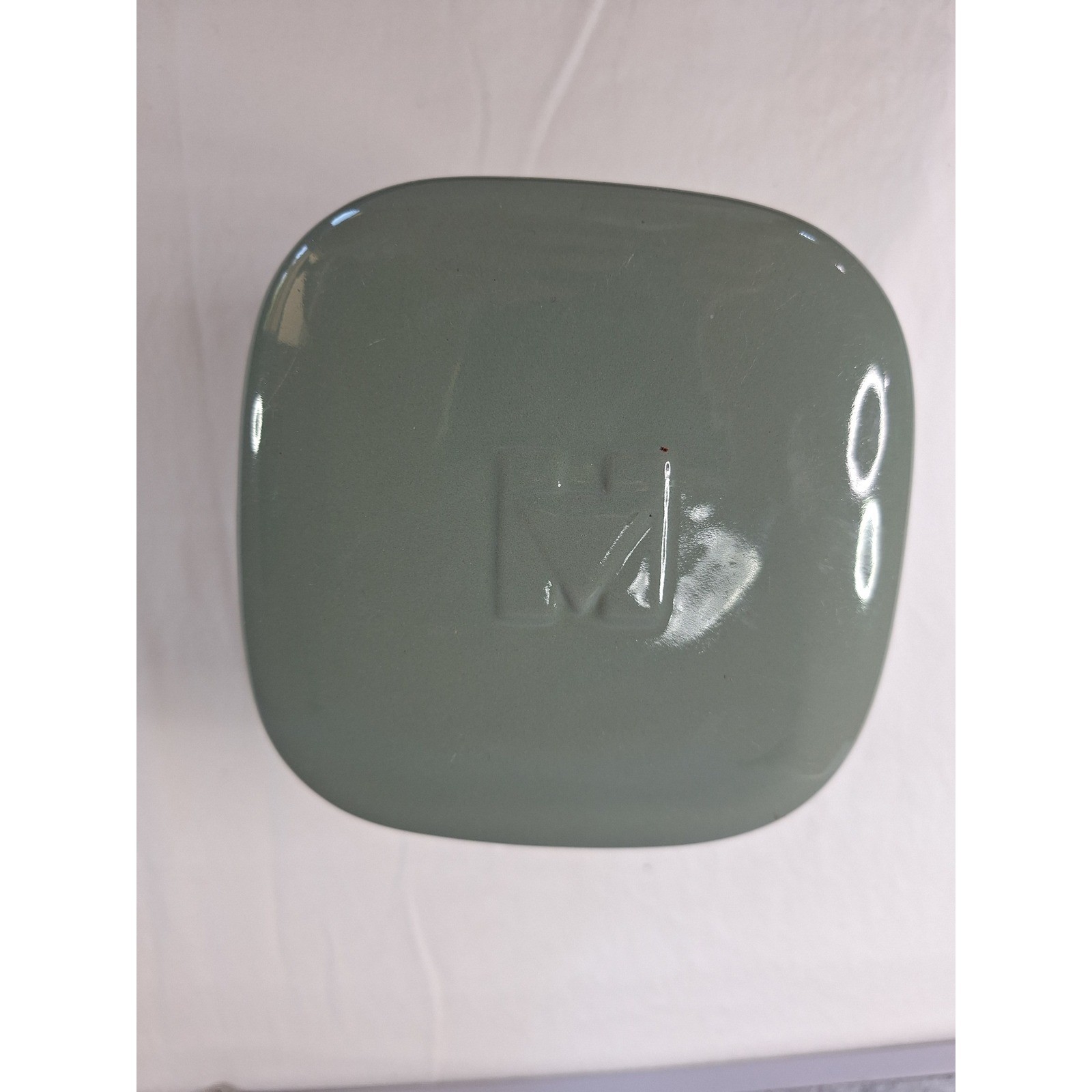 Vintage Hall China for Hotpoint Green Ceramic fridge Dish with Lid Art Deco