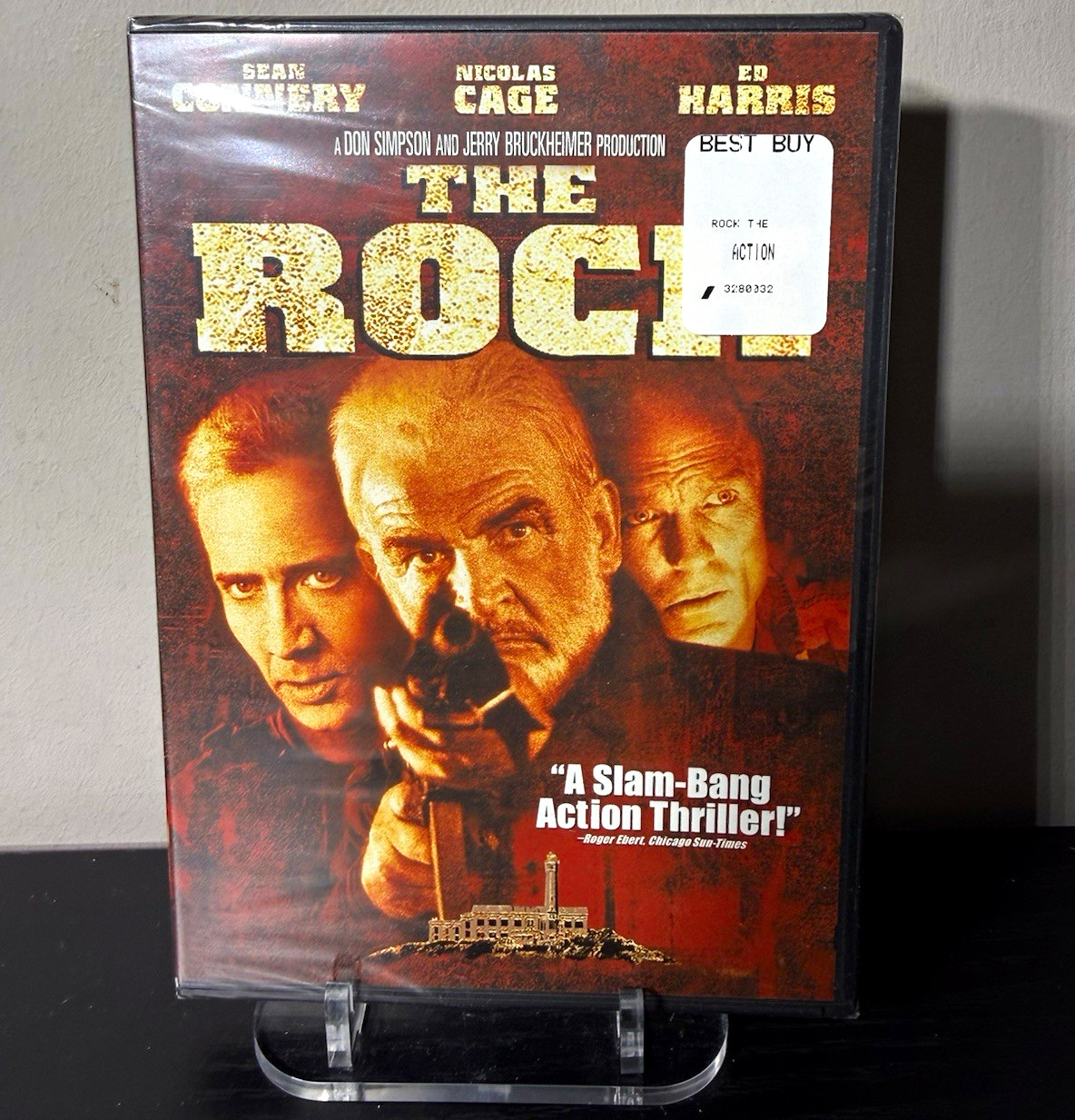 Hollywood Pictures The Rock DVD Sean Connery Nicolas Cage Ed Harris R 1996 WS