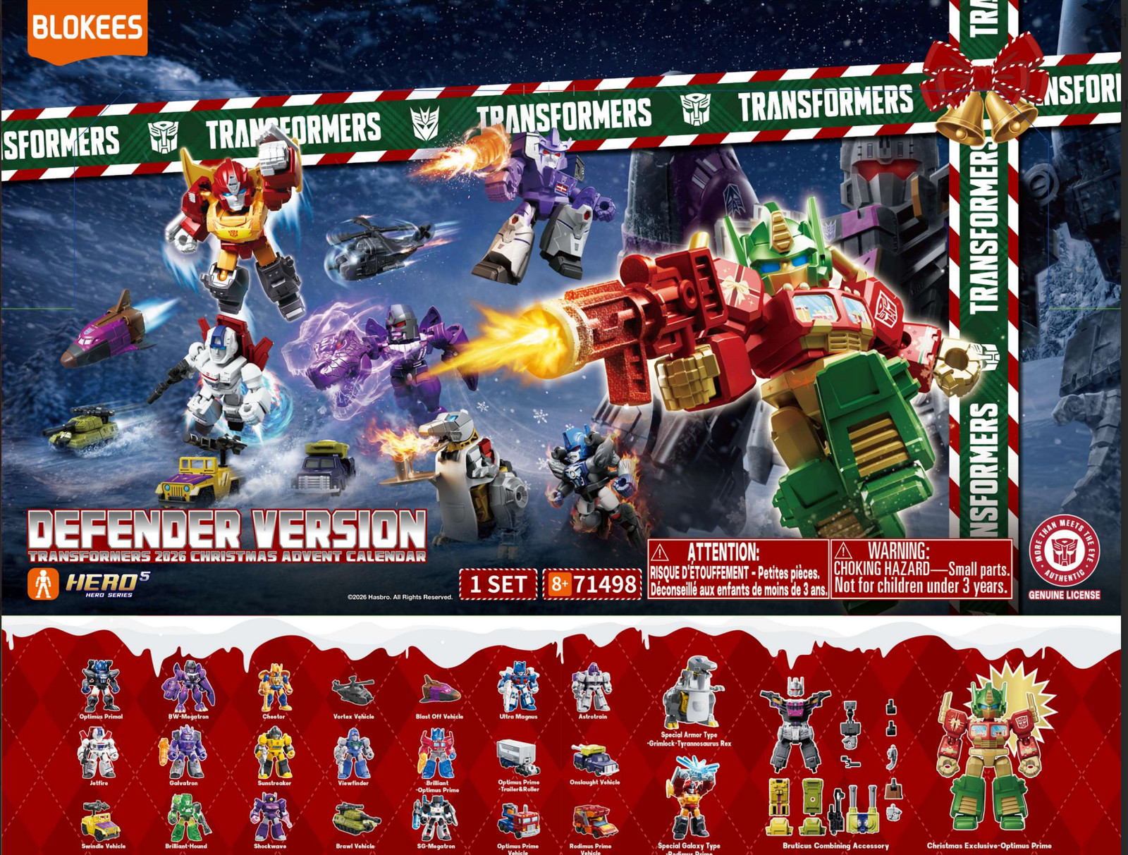 Preorder/Read Descr - Blokees Transformers Christmas Advent Calendar 2026 Preorder/Read Descr - Blokees Transformers Christmas Advent Calendar 2026
