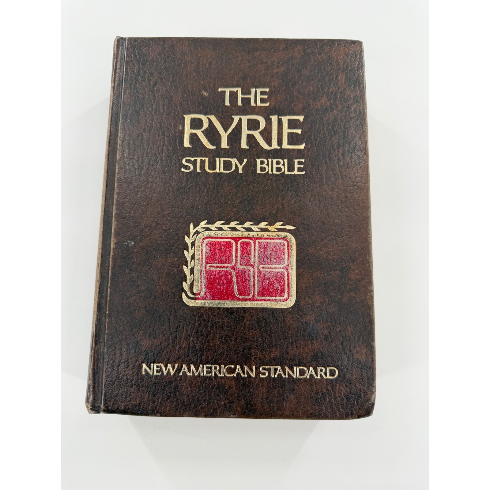The Ryrie Study Bible NASB 1978 Moody Press Brown Vintage Hardcover RSB The Ryrie Study Bible NASB 1978 Moody Press Brown Vintage Hardcover RSB