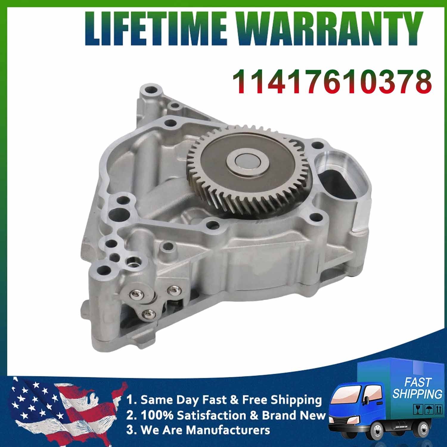 For BMW N20/26 7610378 Engine Oil Pump 11417610378 Fit 11 41 7 610 378 7 610 378 For BMW N20/26 7610378 Engine Oil Pump 11417610378 Fit 11 41 7 610 378 7 610 378