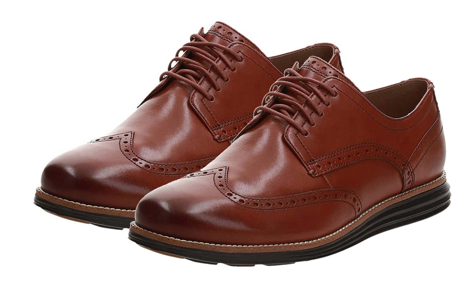 Cole Haan C29411 Original Grand Shortwing British Tan/Java 10 WIde Mens Shoes